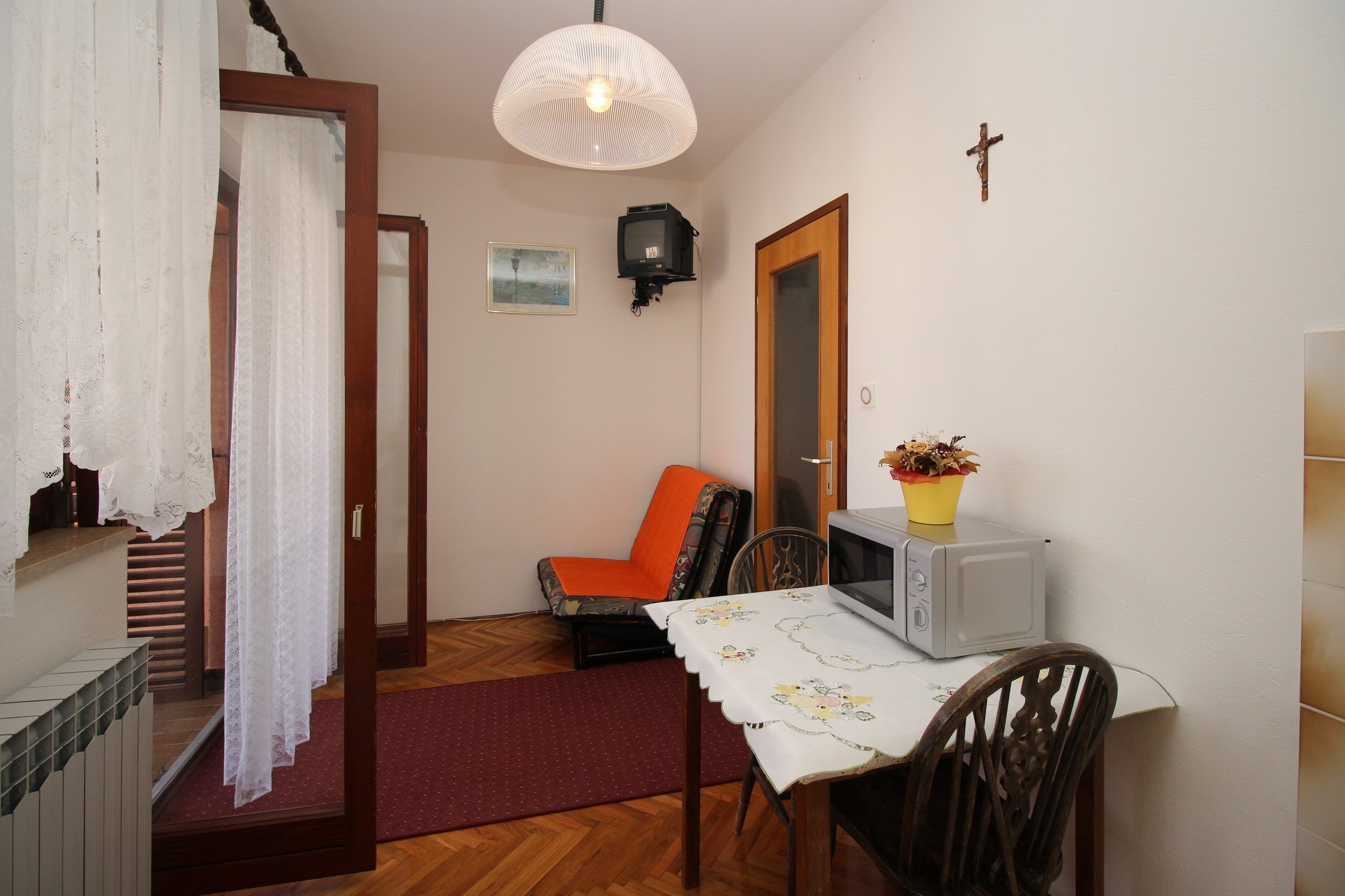 Studio flat with terrace Punat, Krk (AS-24845-b)