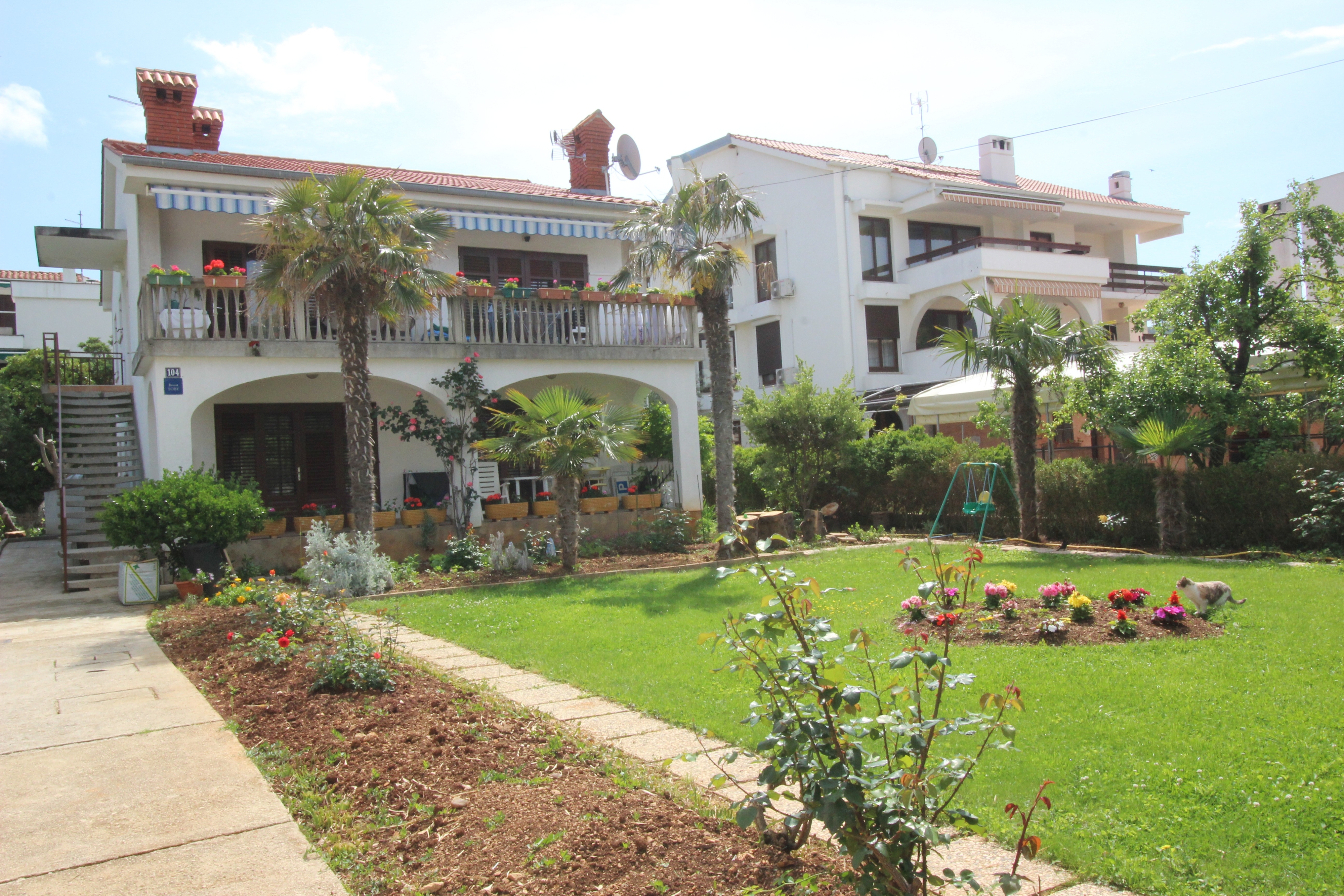 Room with balcony Punat, Krk (S-24848-a)