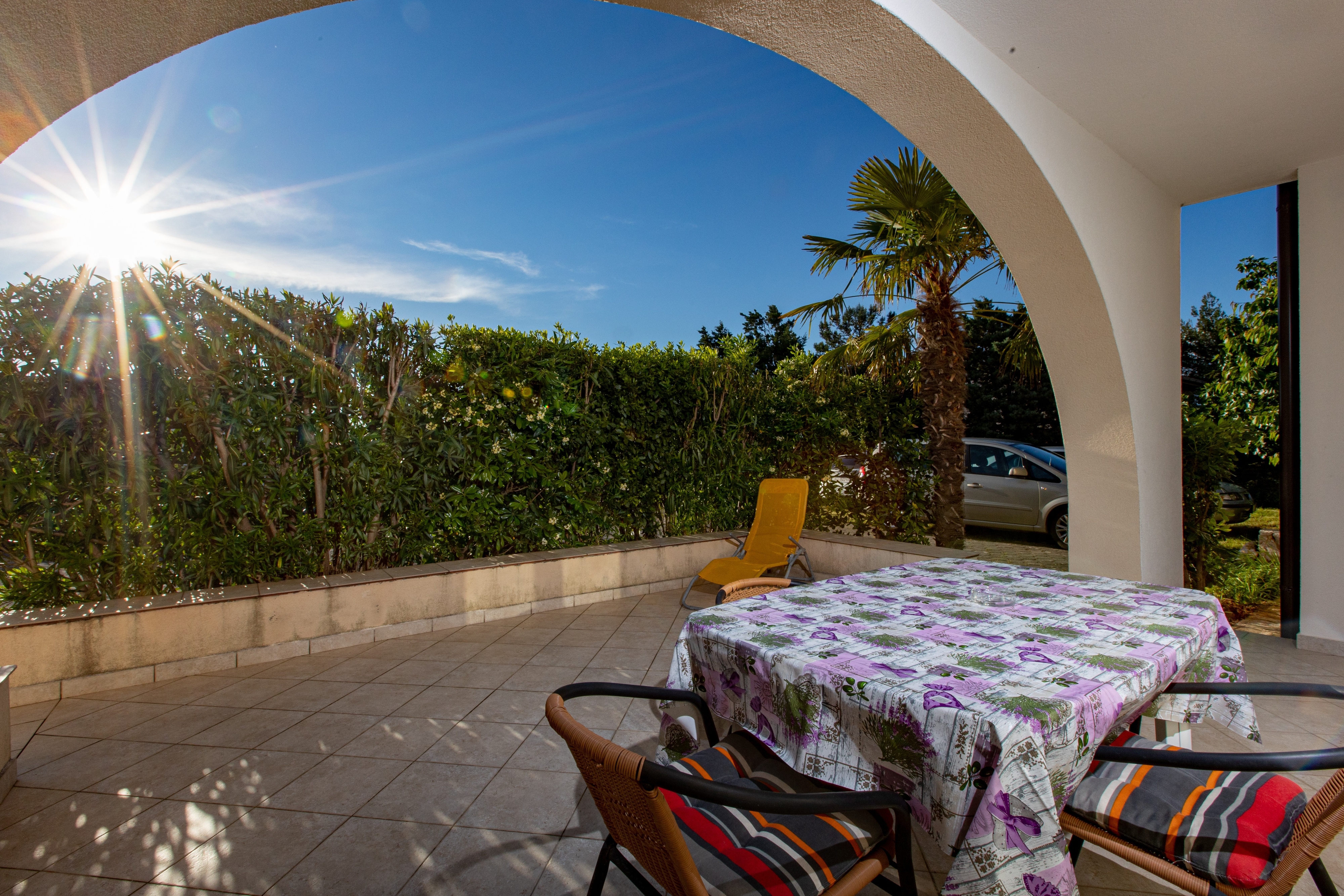 Two bedroom apartment with terrace Punat, Krk (A-24854-a)