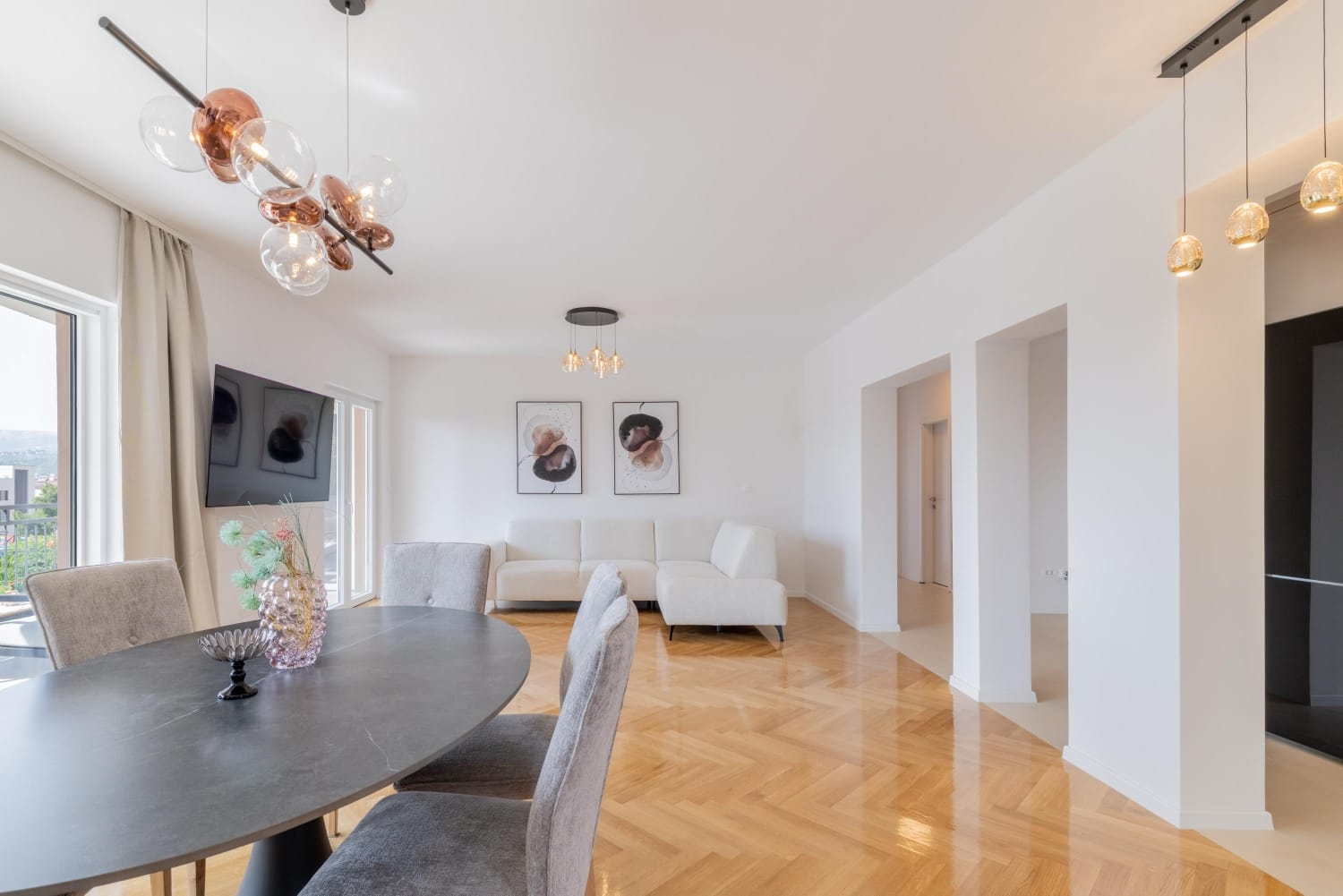 Three bedroom apartment with balcony Podstrana (Split) (A-24885-a)