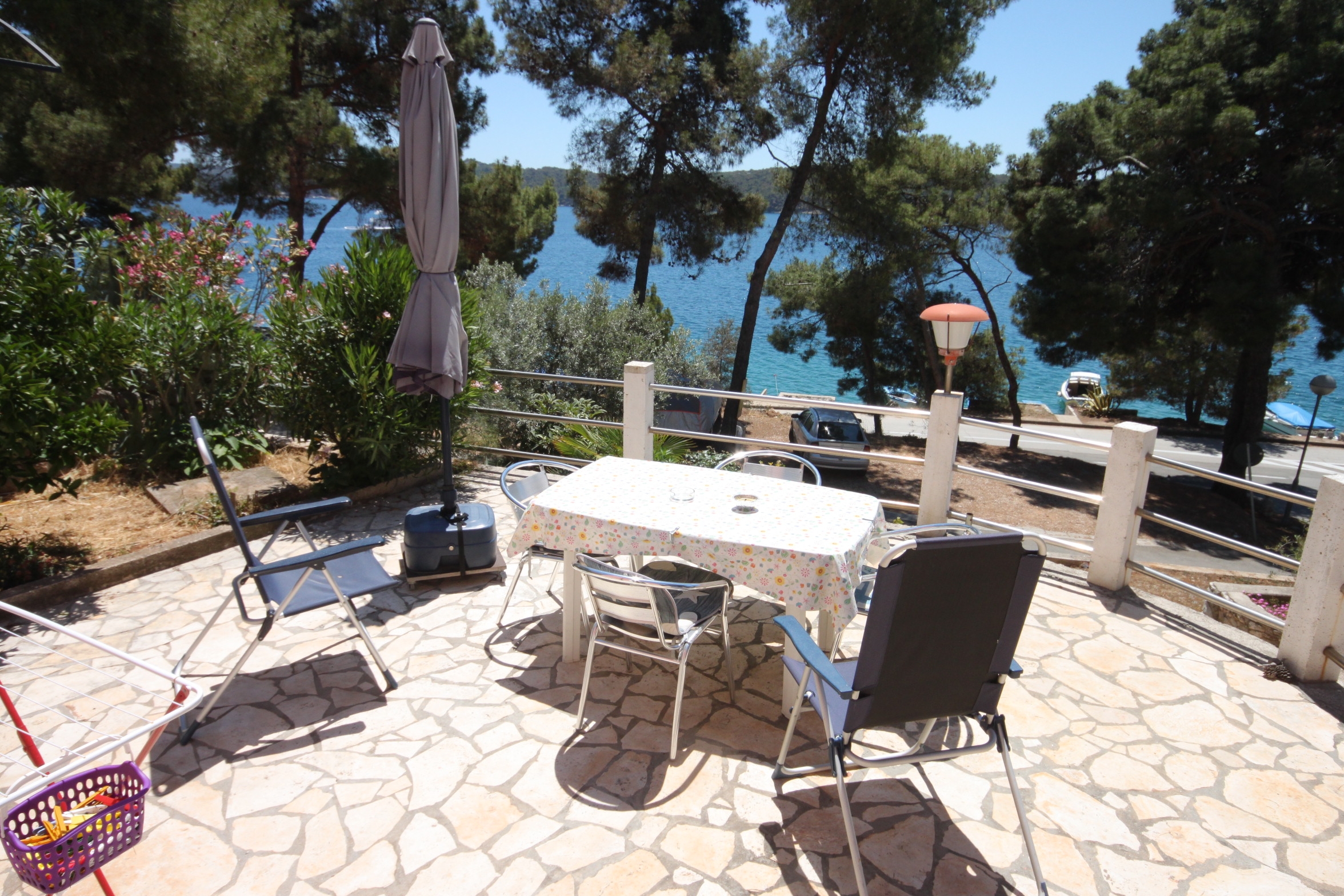 One bedroom apartment with terrace and sea view Mali Lošinj, Lošinj (A-2489-a)