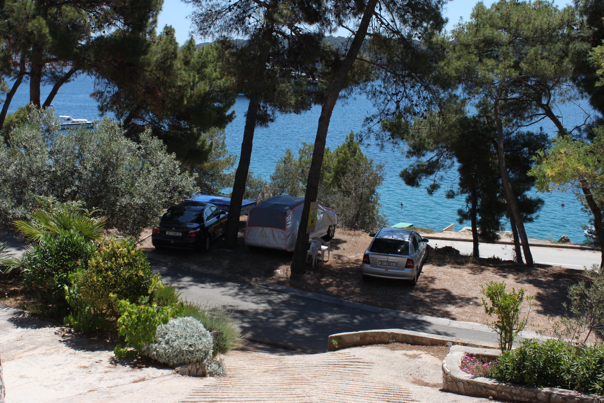 One bedroom apartment with terrace and sea view Mali Lošinj, Lošinj  A-b