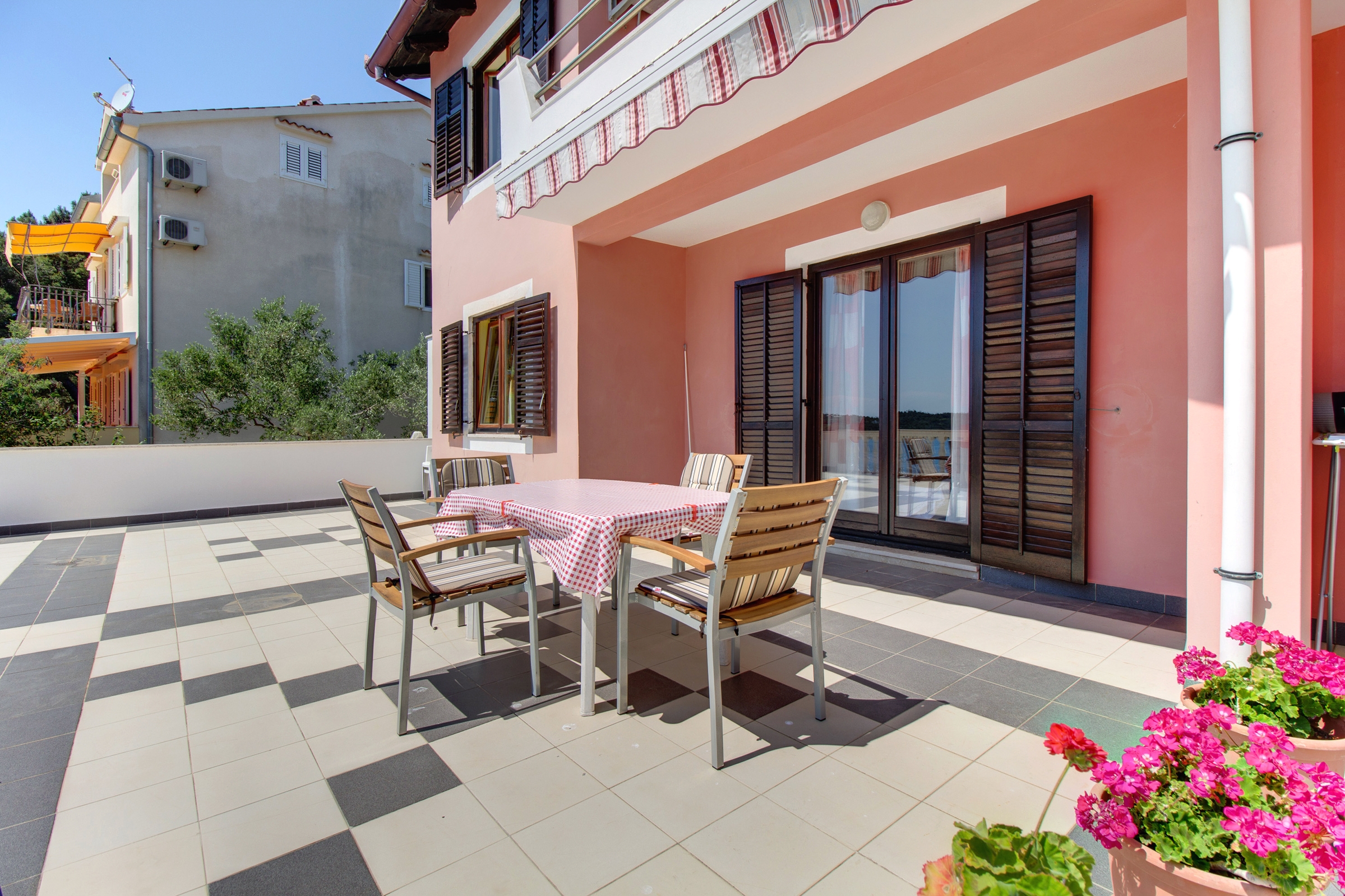 One bedroom apartment with terrace and sea view Mali Lošinj, Lošinj  A-c