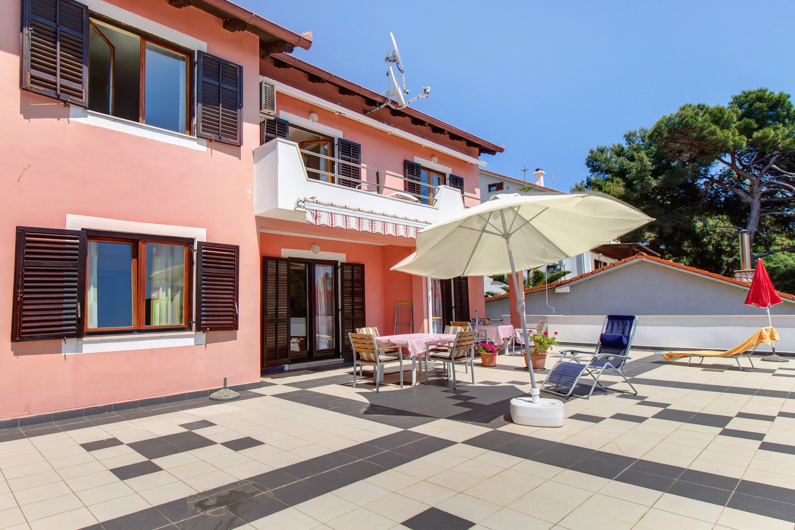 One bedroom apartment with terrace and sea view Mali Lošinj, Lošinj  A-c