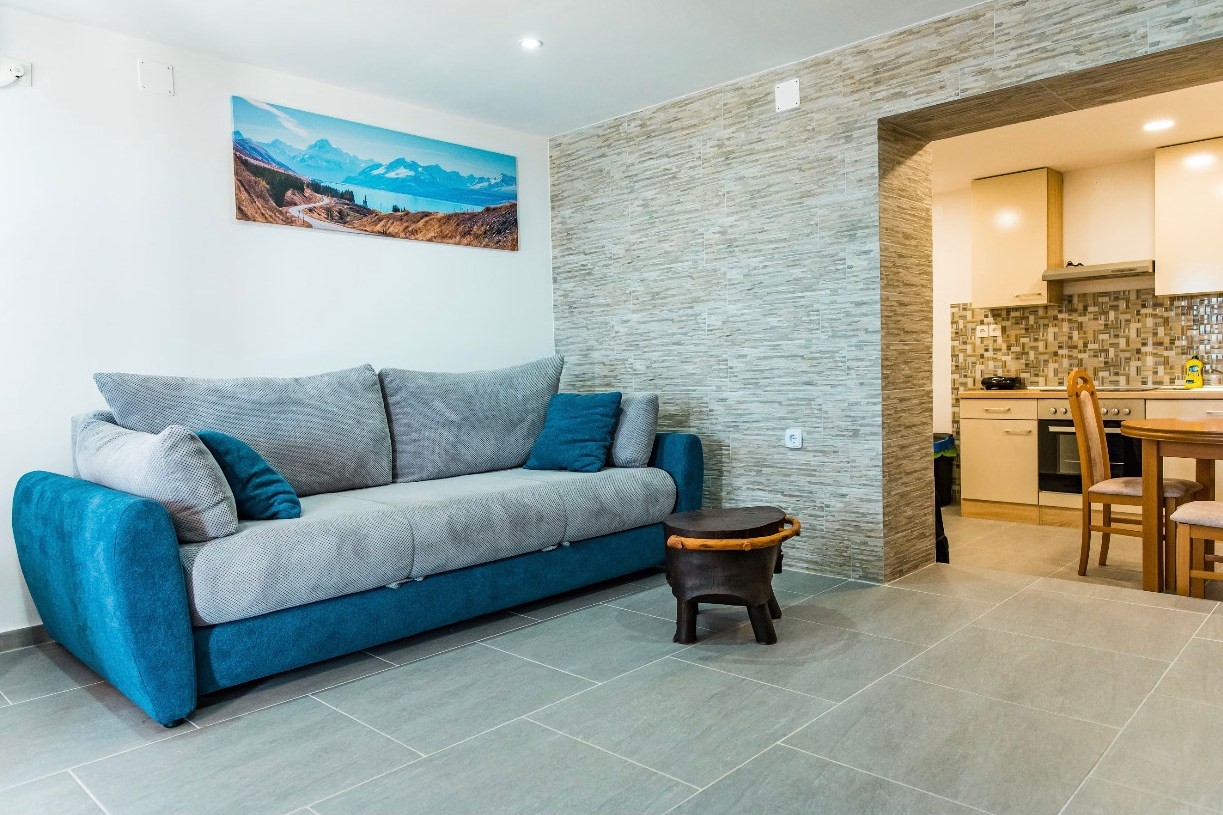 One bedroom apartment with terrace and sea view Lukovo Šugarje, Karlobag (A-24896-b)