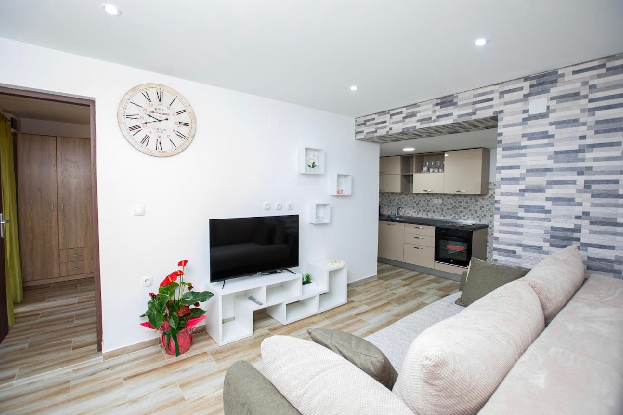 One bedroom apartment with terrace and sea view Lukovo Šugarje, Karlobag (A-24896-c)