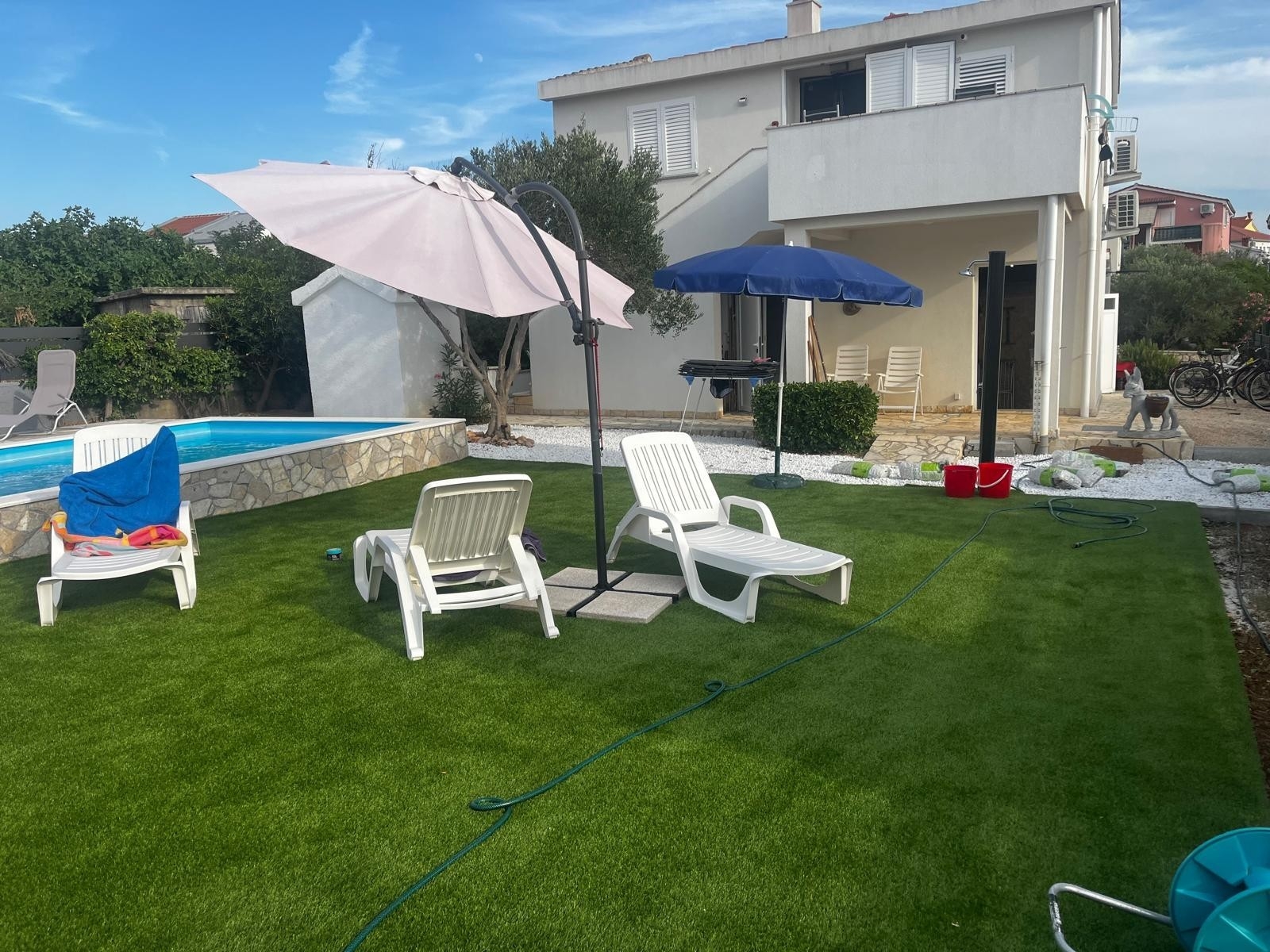 Two bedroom apartment with terrace Povljana, Pag (A-24948-a)