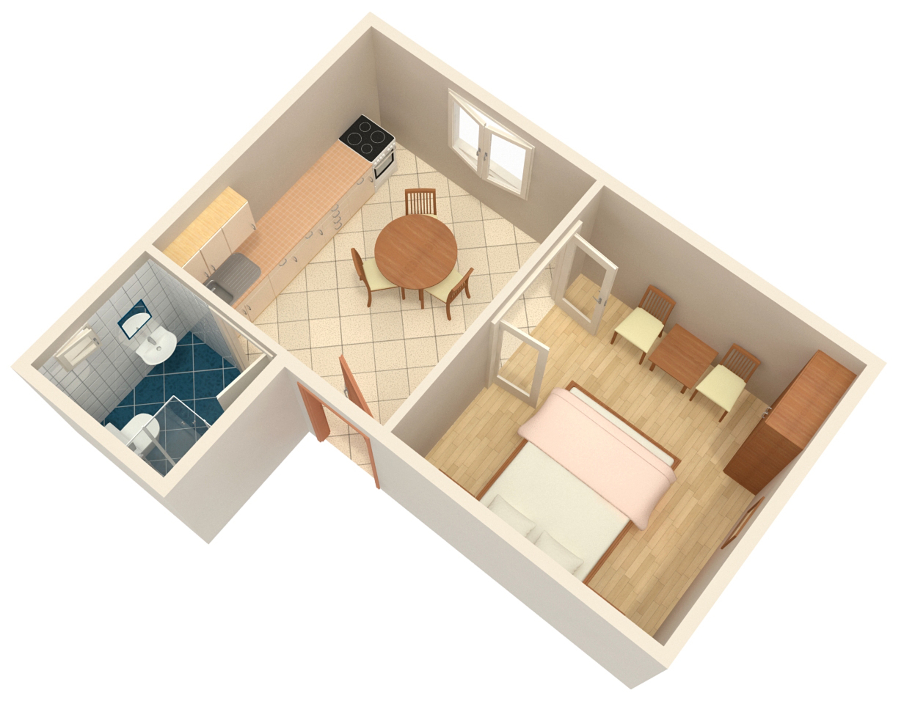 One bedroom apartment with terrace Mali Lošinj, Lošinj  A-a