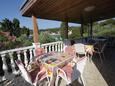 Mali Lošinj, Terrace in the apartment, with a sea view and WiFi.
