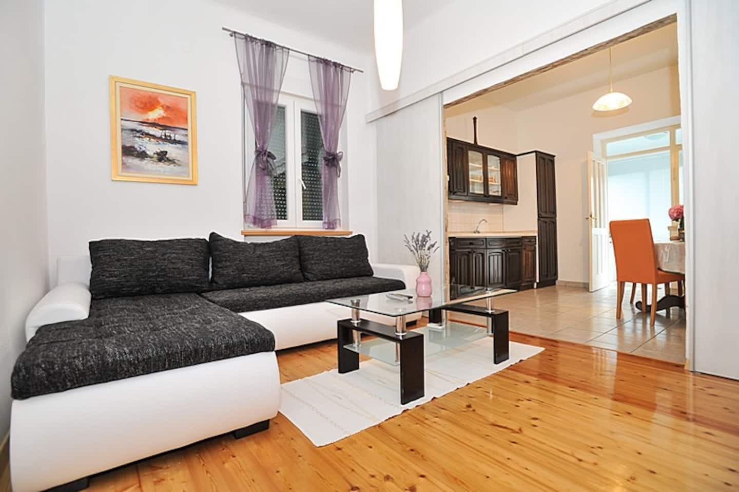 One bedroom apartment near beach Poljana, Ugljan (A-24970-a)