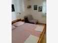 Ložnice Trpanj, Ložnice v ubytování typu studio-apartment.