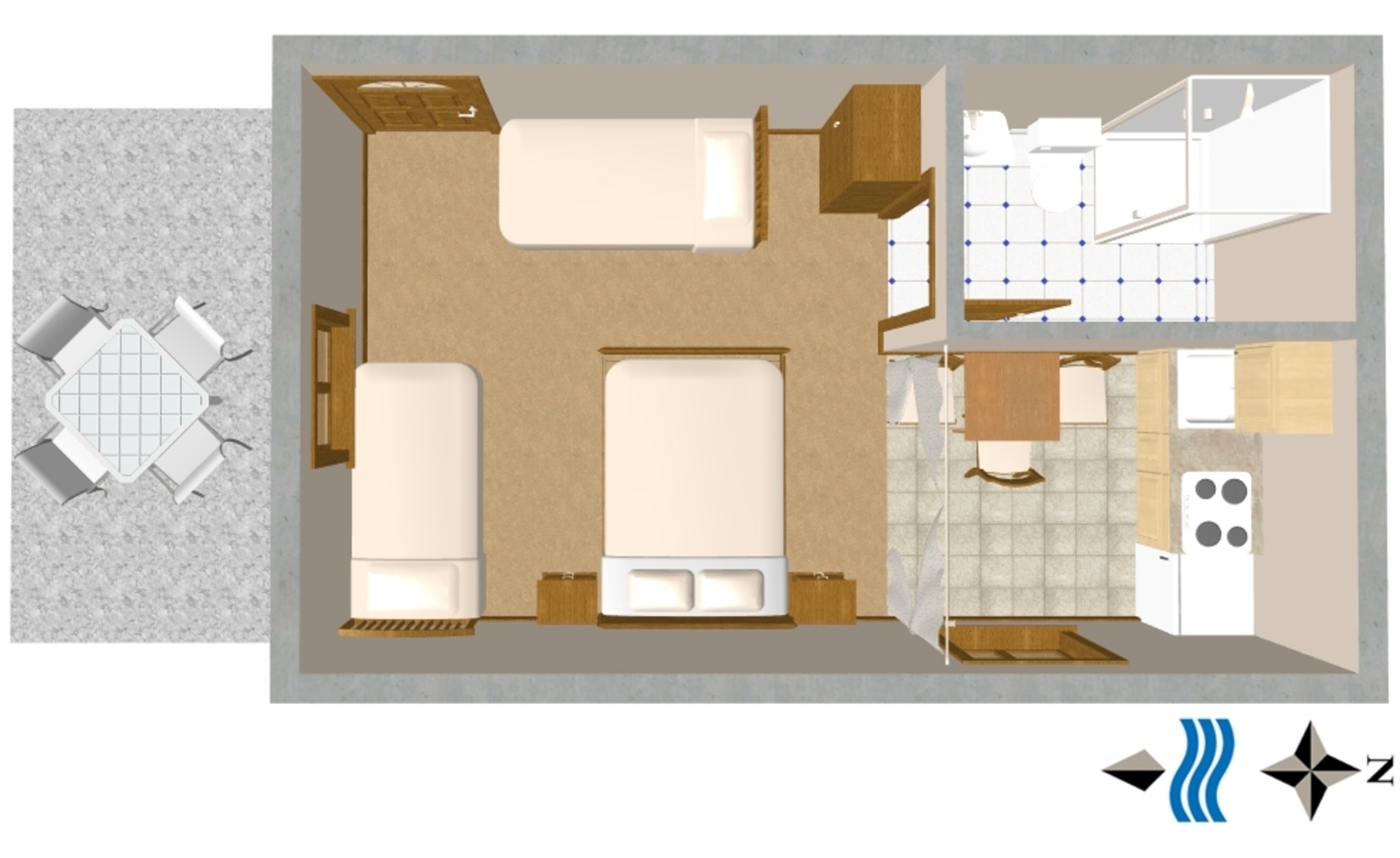 Studio apartman Trpanj, Pelješac  AS-a