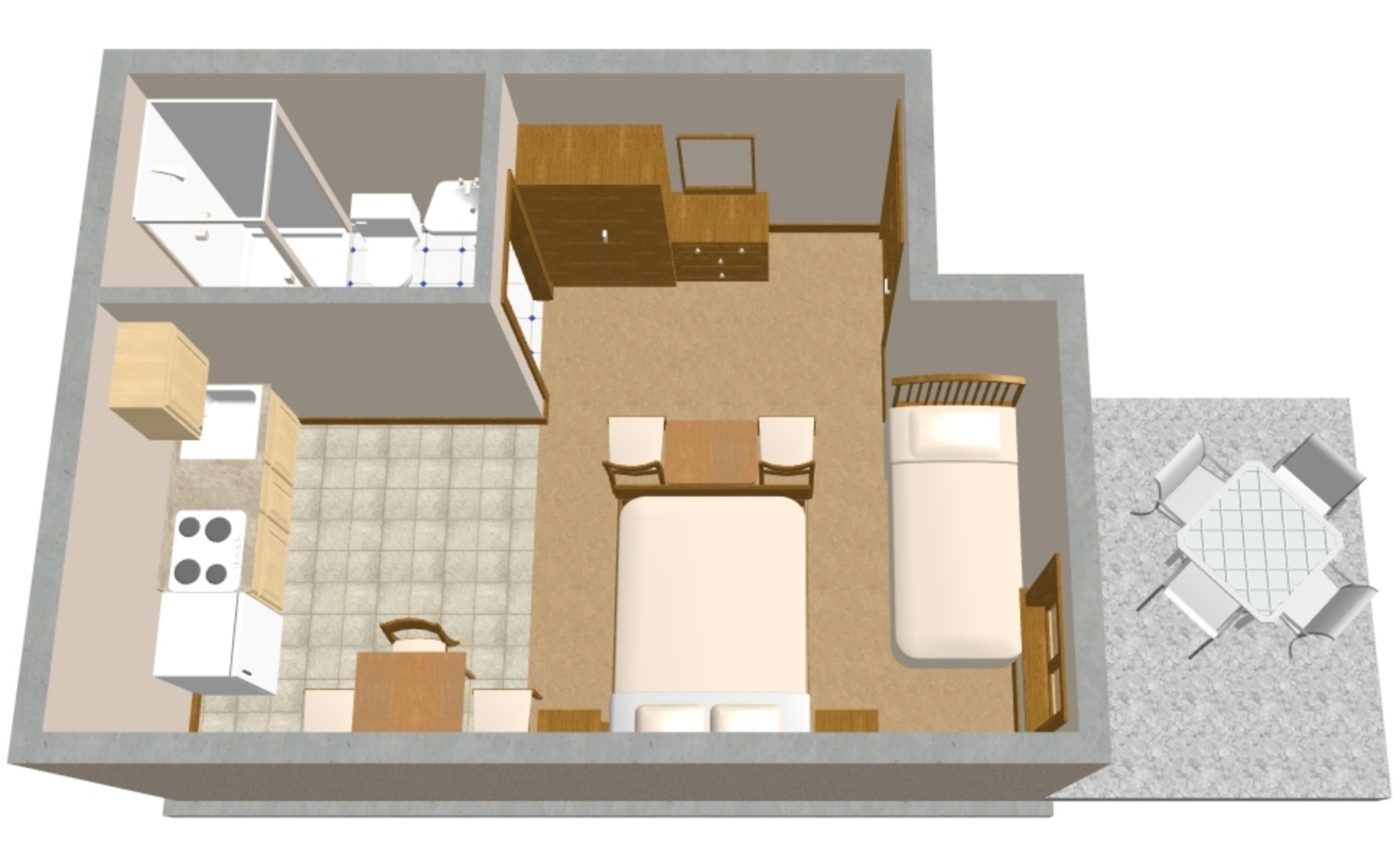 Studio apartman Trpanj, Pelješac  AS-b