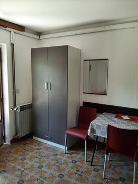 Trpanj, Dining room in the studio-apartment, (pet friendly) and WiFi.