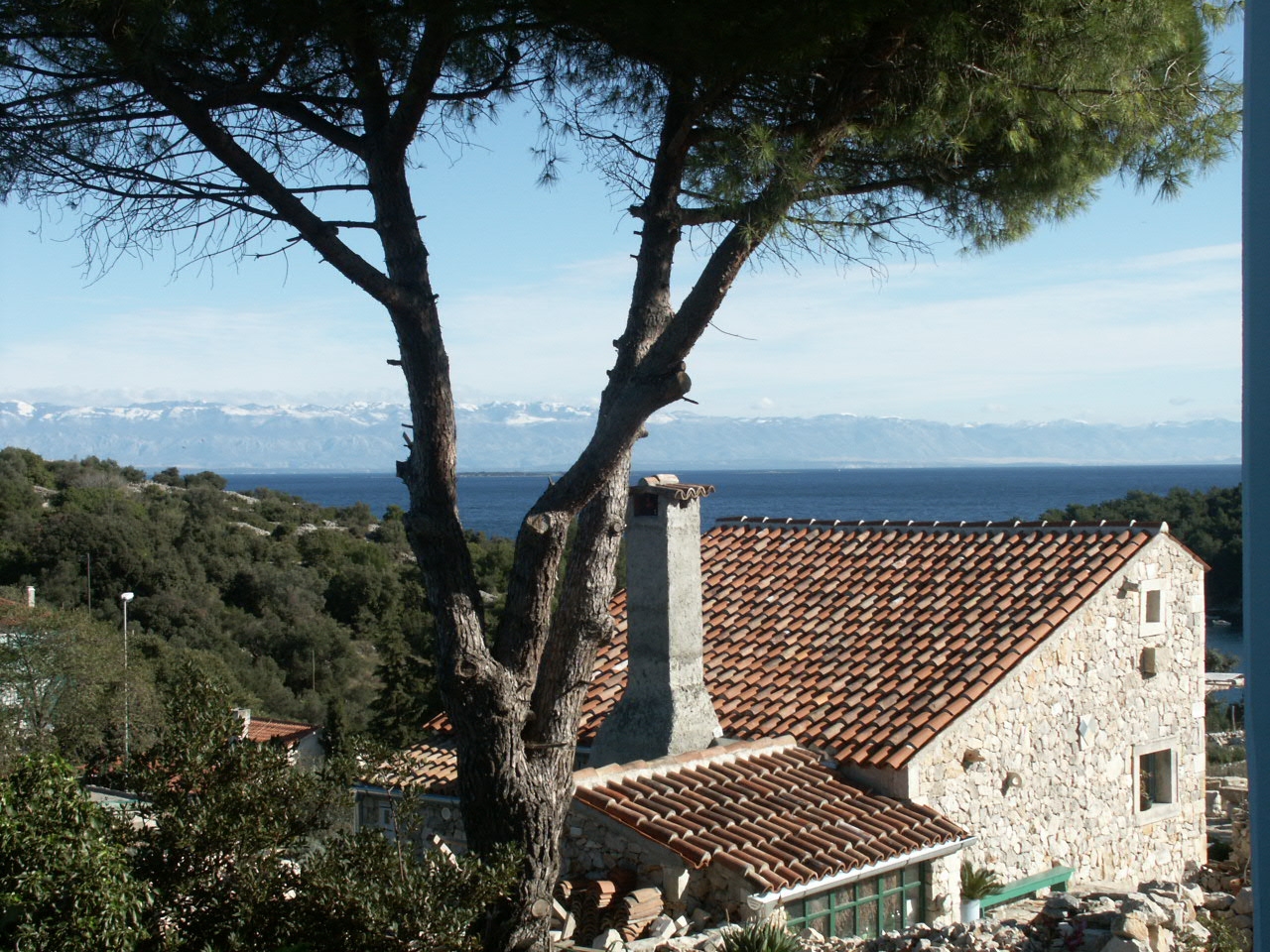 Two bedroom apartment with terrace and sea view Mali Lošinj, Lošinj  A-a