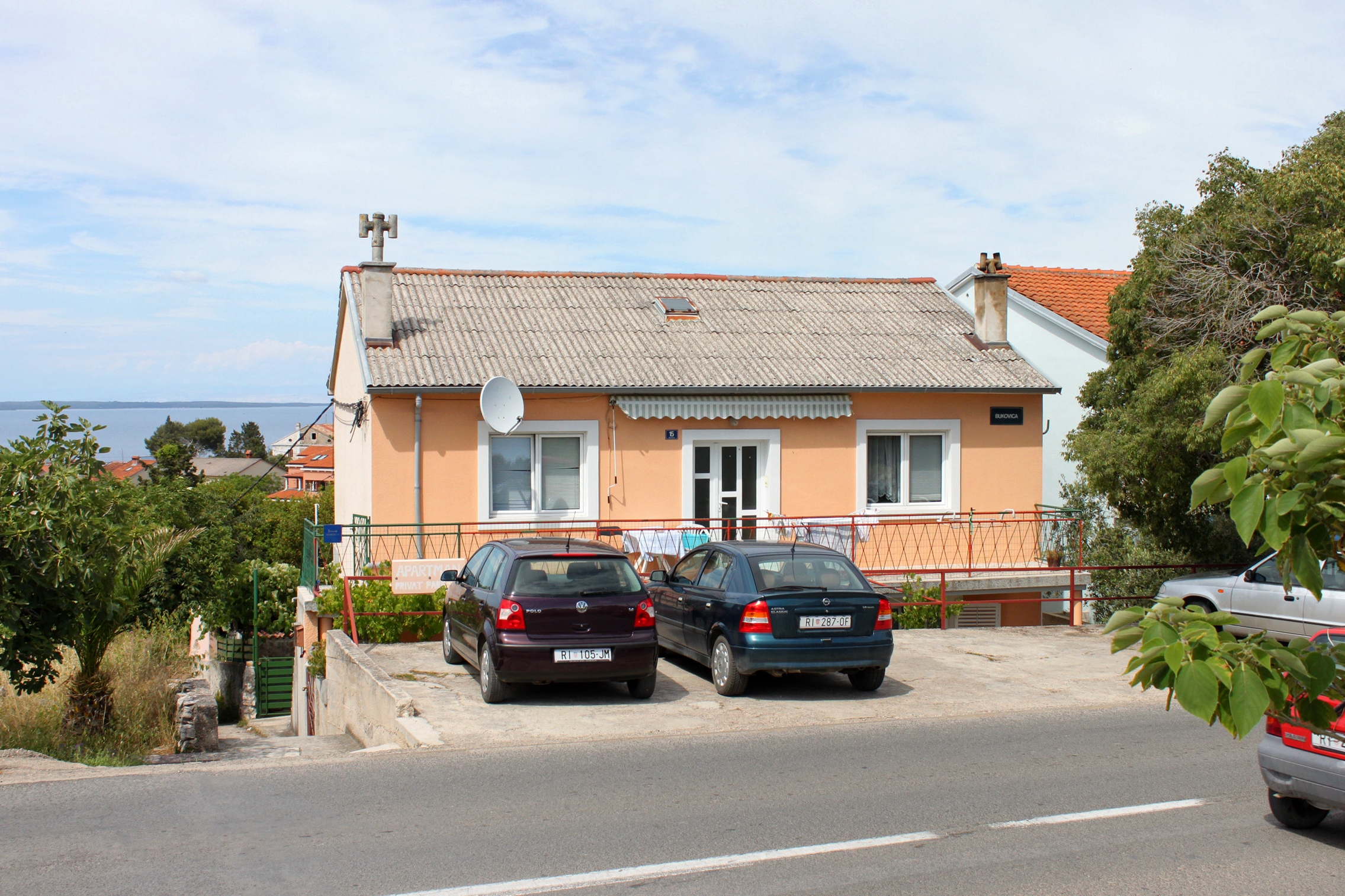 Dvosobni apartman s terasom i pogledom na more Mali Lošinj, Lošinj  A-a