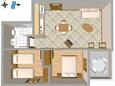 Mali Lošinj, Plan in the apartment, WiFi.