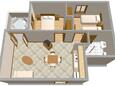 Mali Lošinj, Plan in the apartment, WiFi.