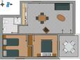 Mali Lošinj, Plan in the apartment, WiFi.