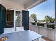 Mali Lošinj, Terrace in the apartment, with a sea view and WiFi.