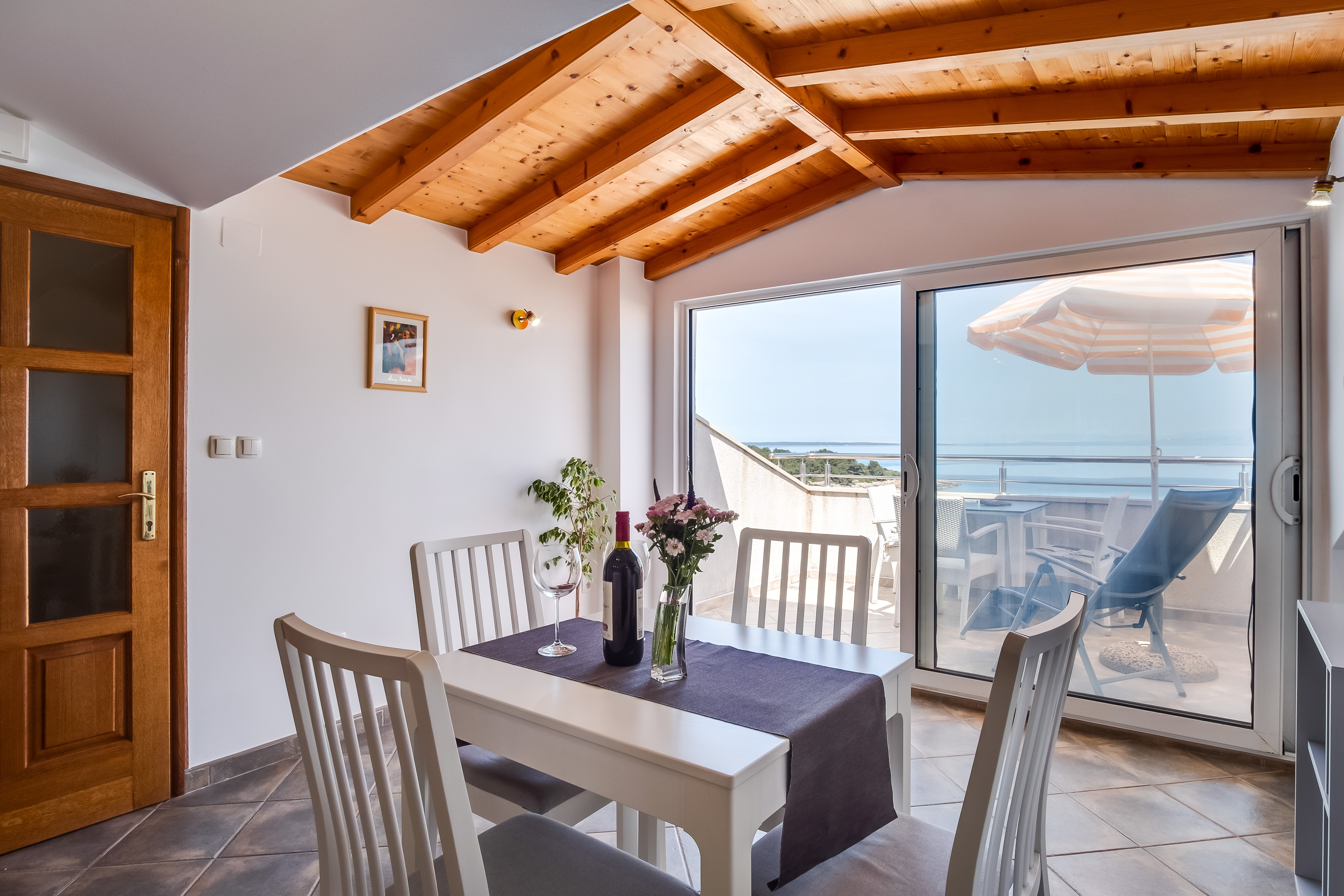 Studio flat with terrace and sea view Mali Lošinj, Lošinj (AS-2505-a)