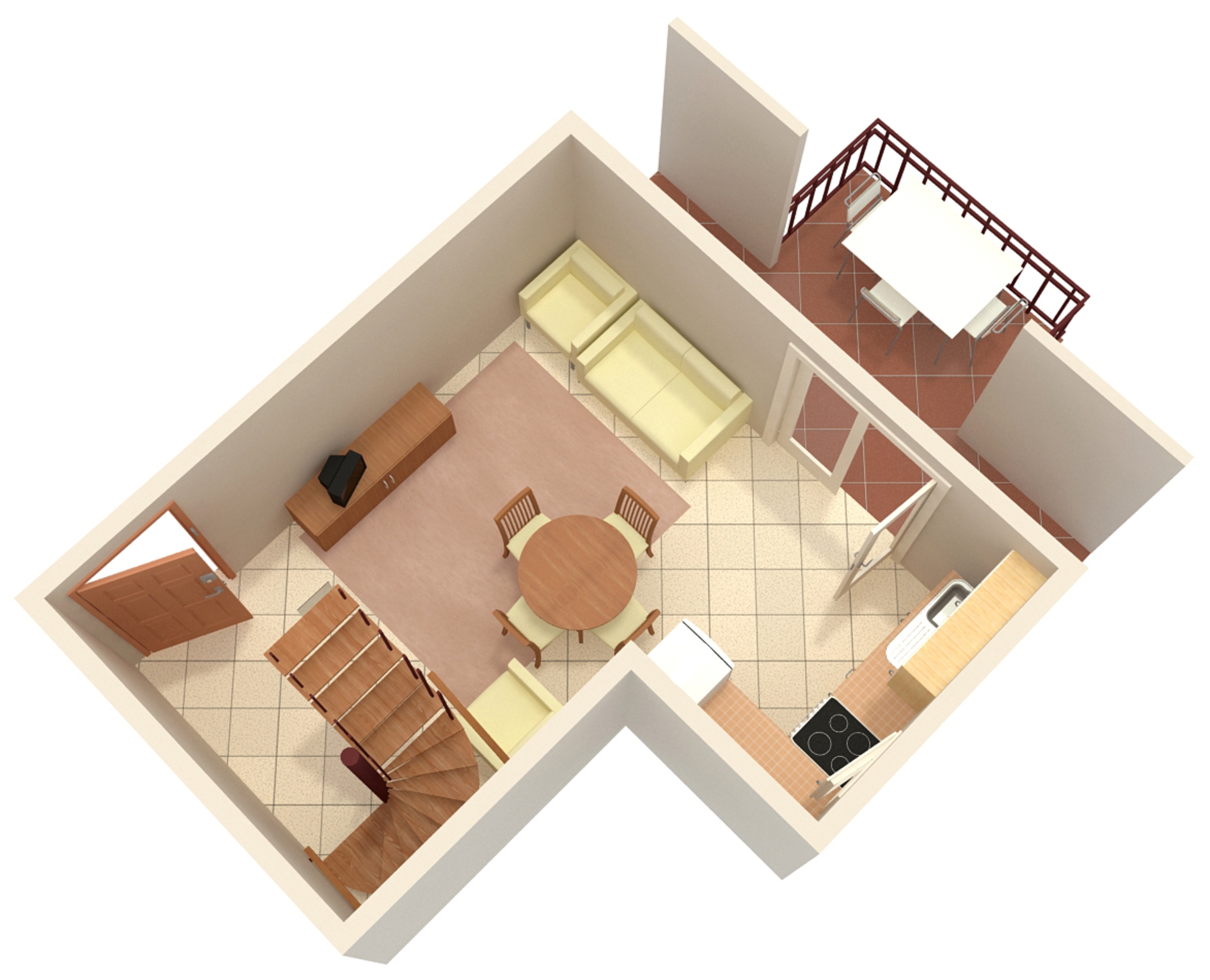 One bedroom apartment with terrace Artatore, Lošinj  A-c