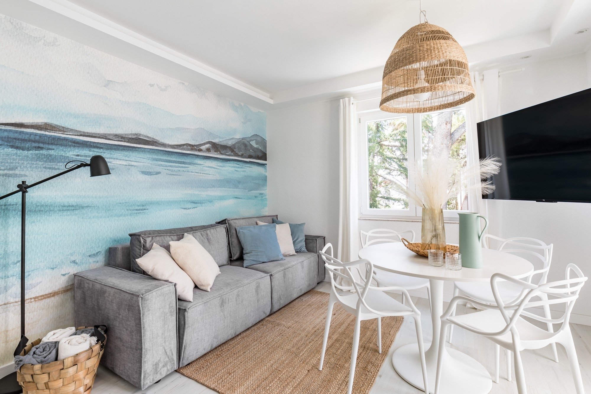 Two bedroom apartment with terrace and sea view Arbanija, Čiovo (A-25090-b)