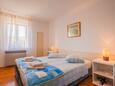 Ložnice Cres, Ložnice v ubytování typu room, s klimatizací a WiFi.