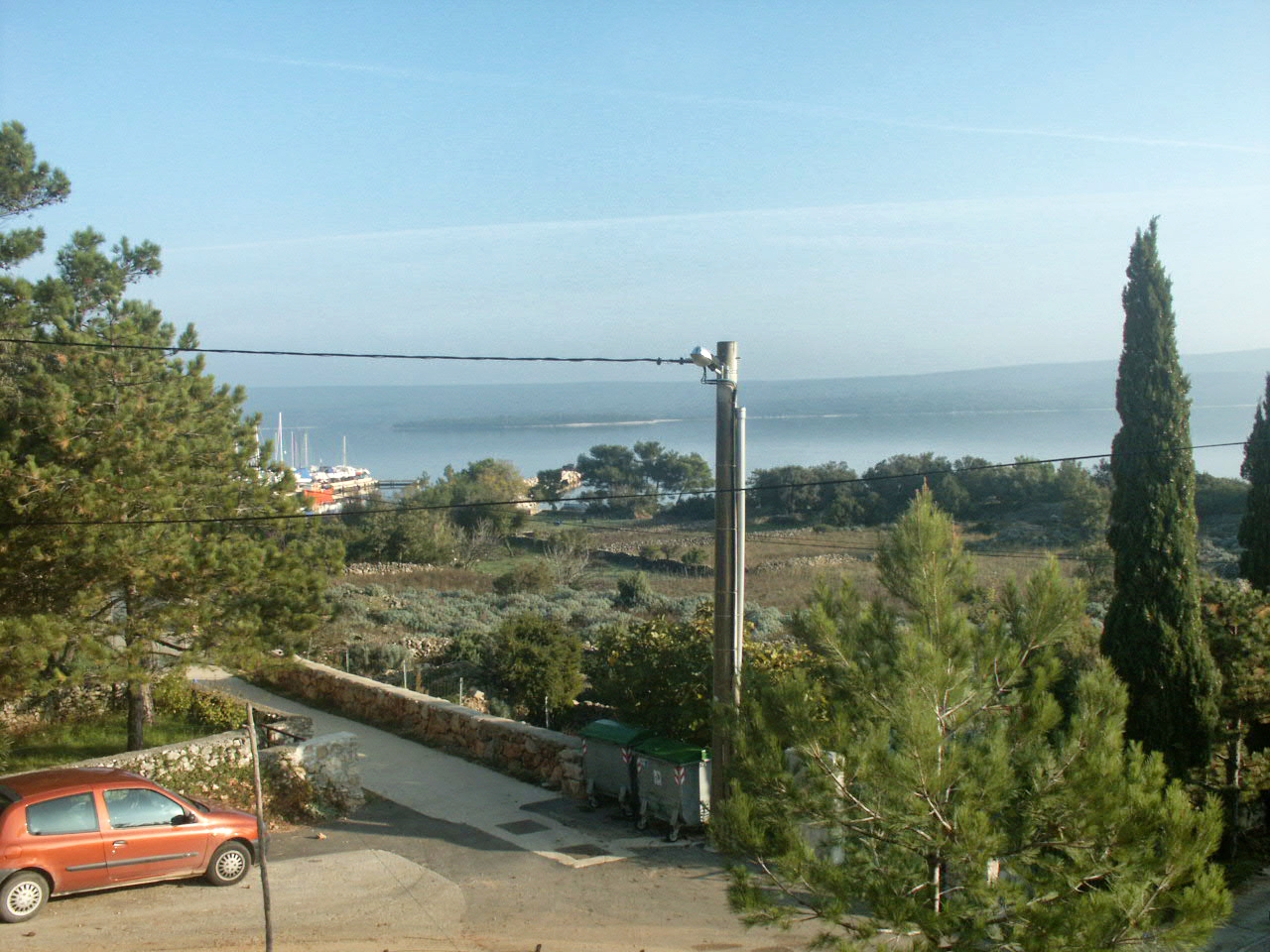 One bedroom apartment with terrace and sea view Nerezine, Lošinj  A-a
