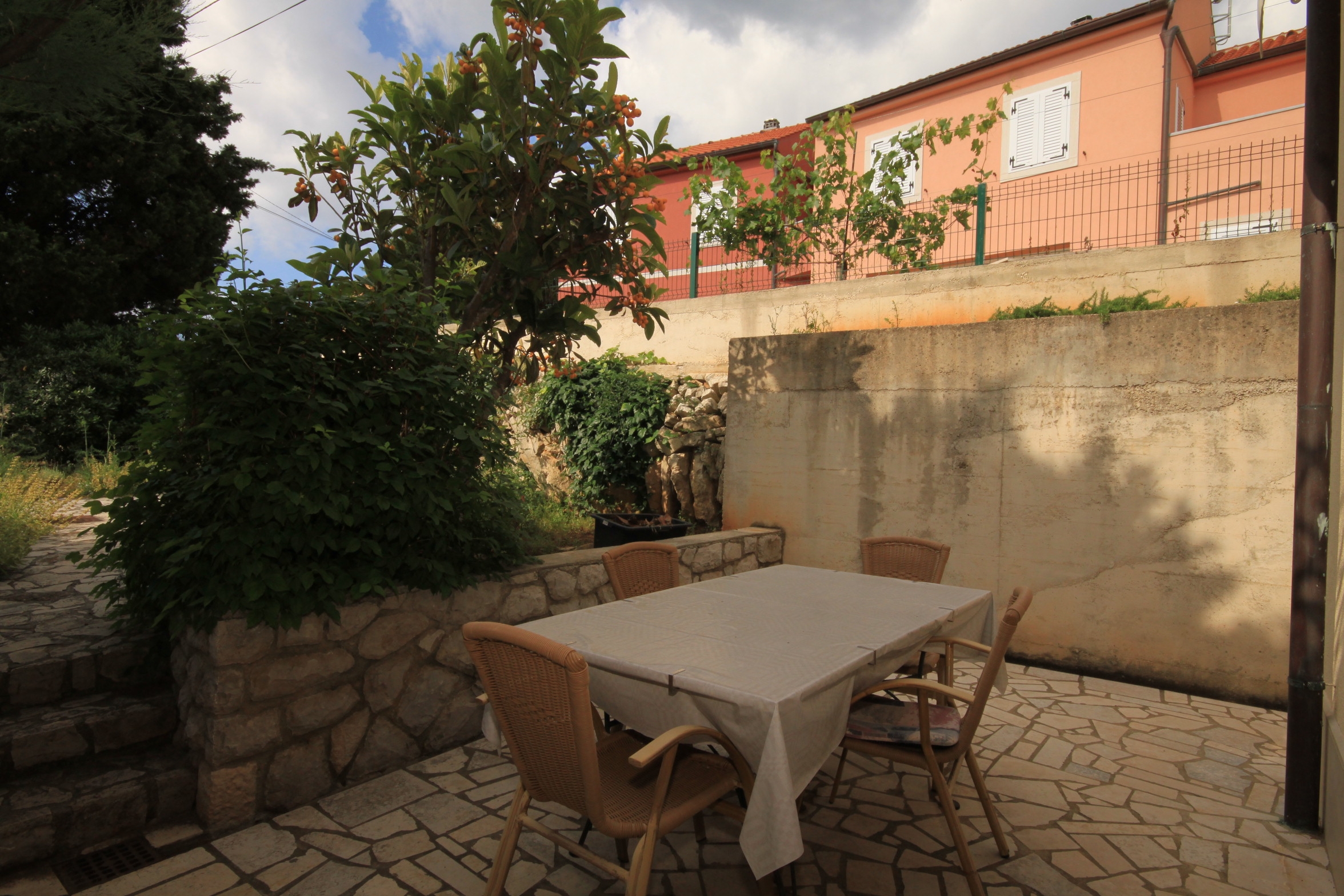 One bedroom apartment with terrace Nerezine, Lošinj  A-c