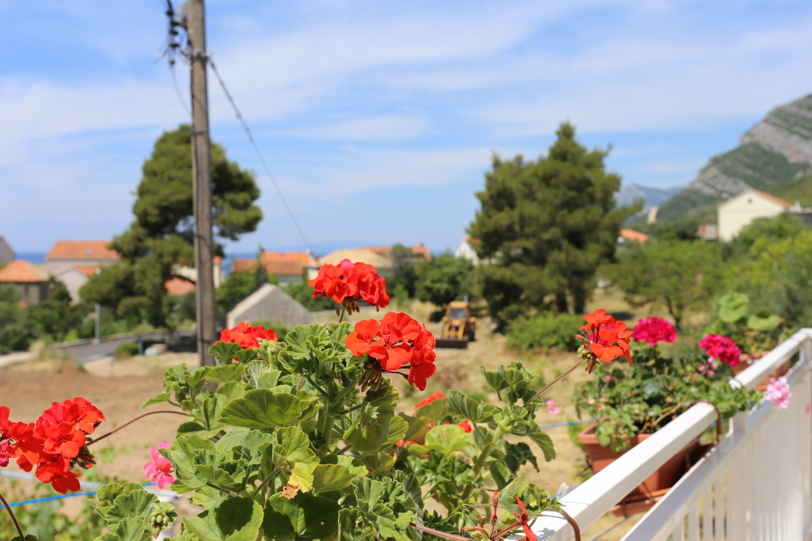 Two bedroom apartment with terrace and sea view Žuljana, Pelješac  A-b