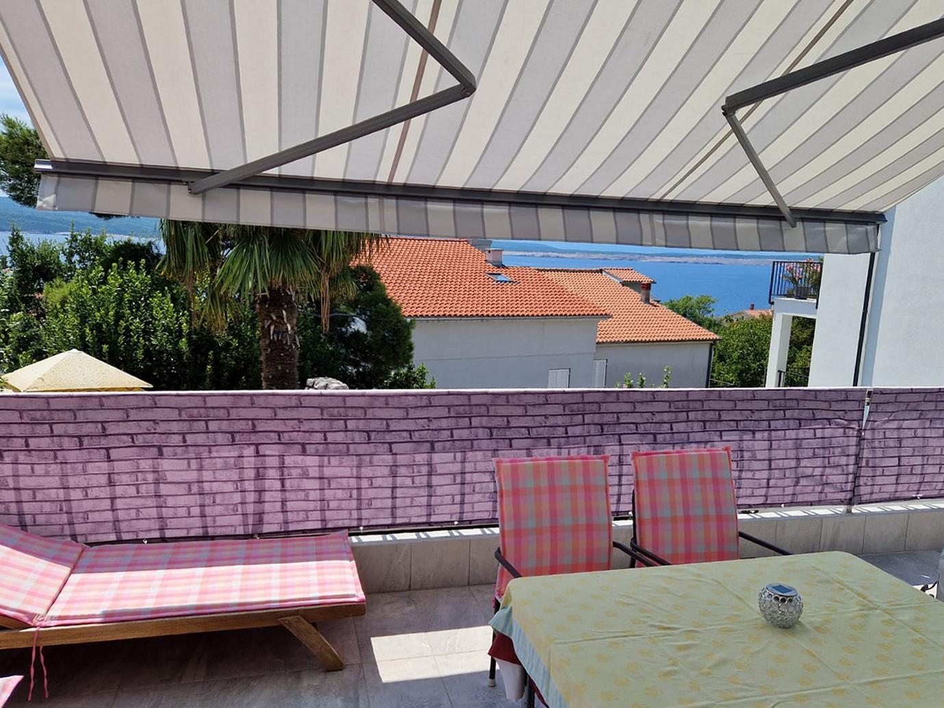 Studio flat with terrace and sea view Dramalj, Crikvenica (AS-25226-a)