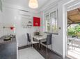 Dining room Umag, Dining room in the apartment, air condition available, (pet friendly) and WiFi.