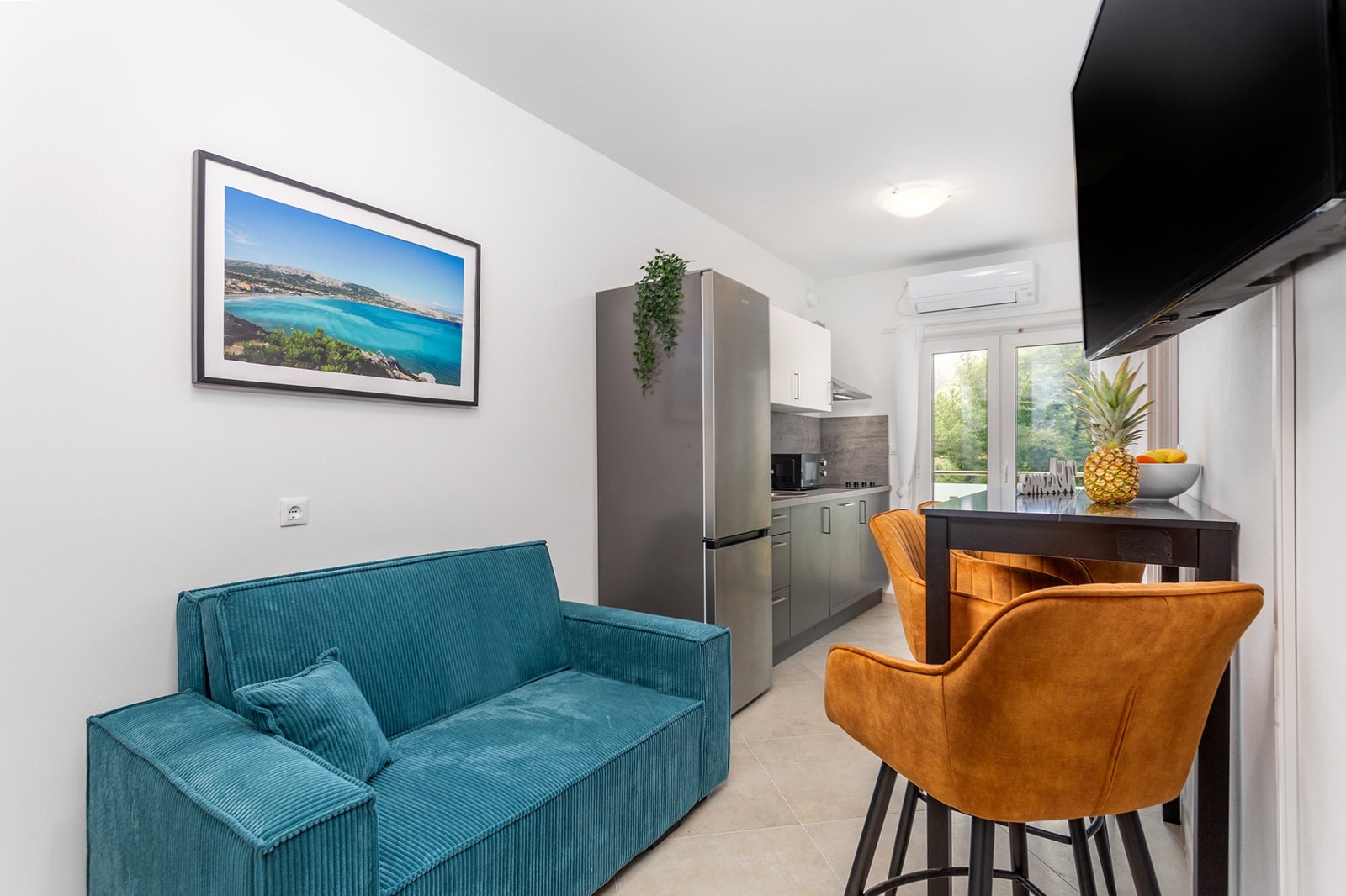 Two bedroom apartment with balcony Baška, Krk (A-25249-a)