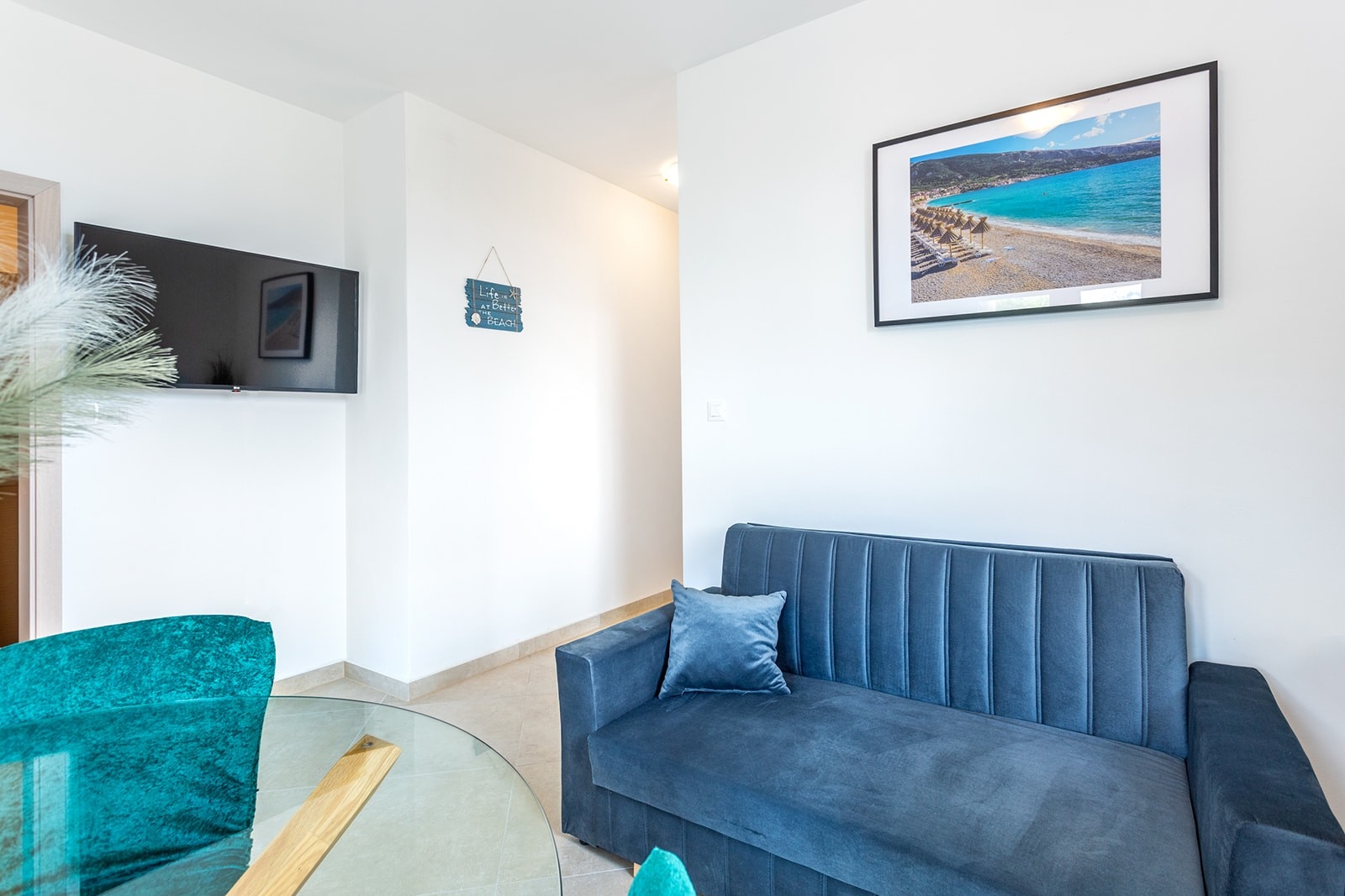 Two bedroom apartment with balcony Baška (Krk) (A-25249-d)