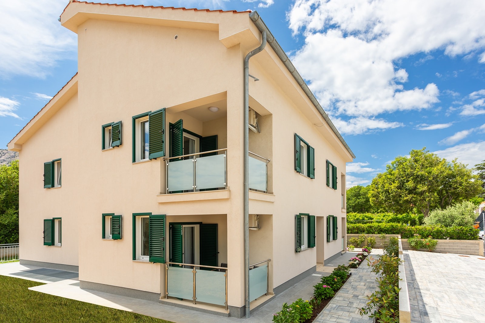 Two bedroom apartment with balcony Baška (Krk) (A-25249-d)