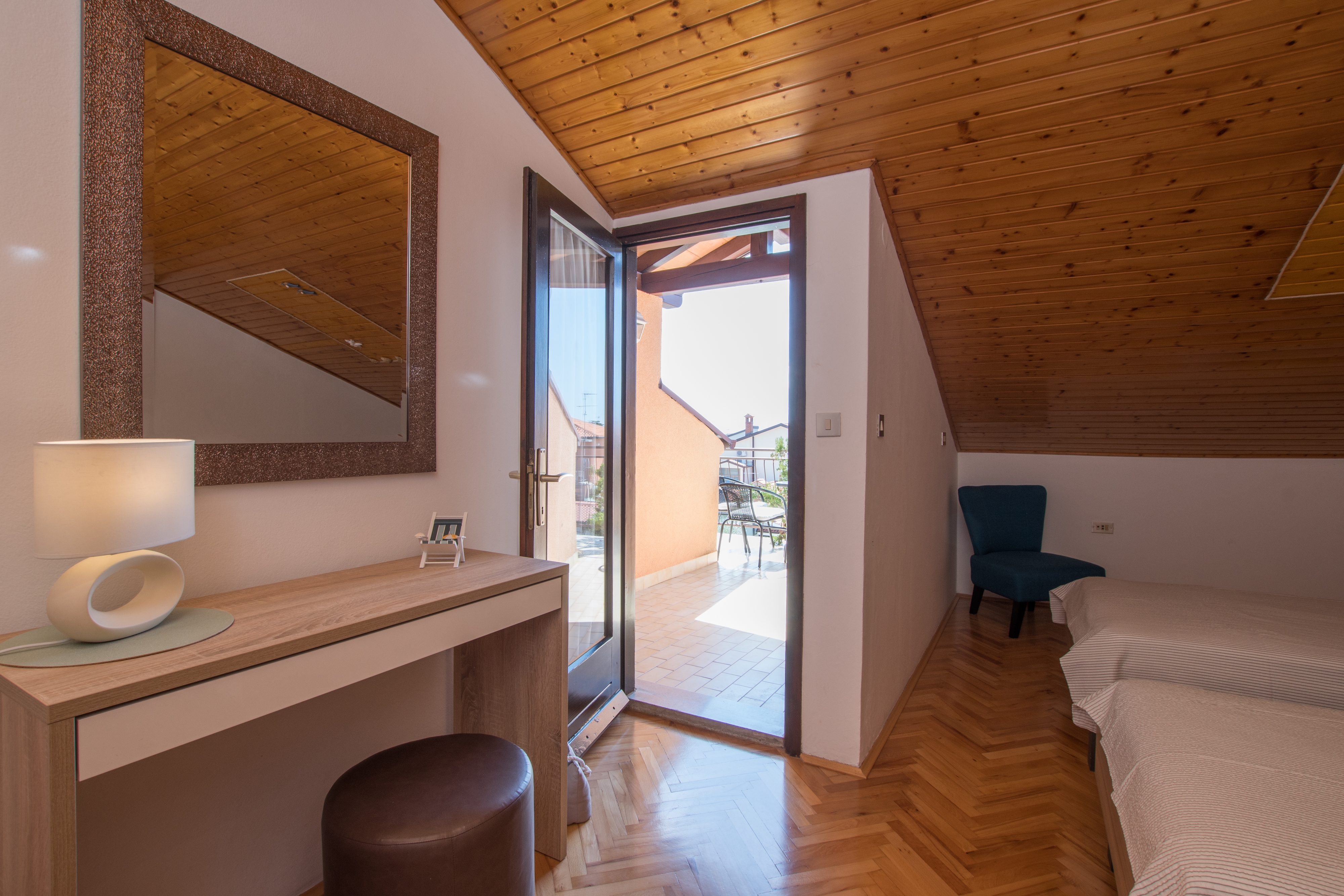 Two bedroom apartment with balcony and sea view Umag  A-c