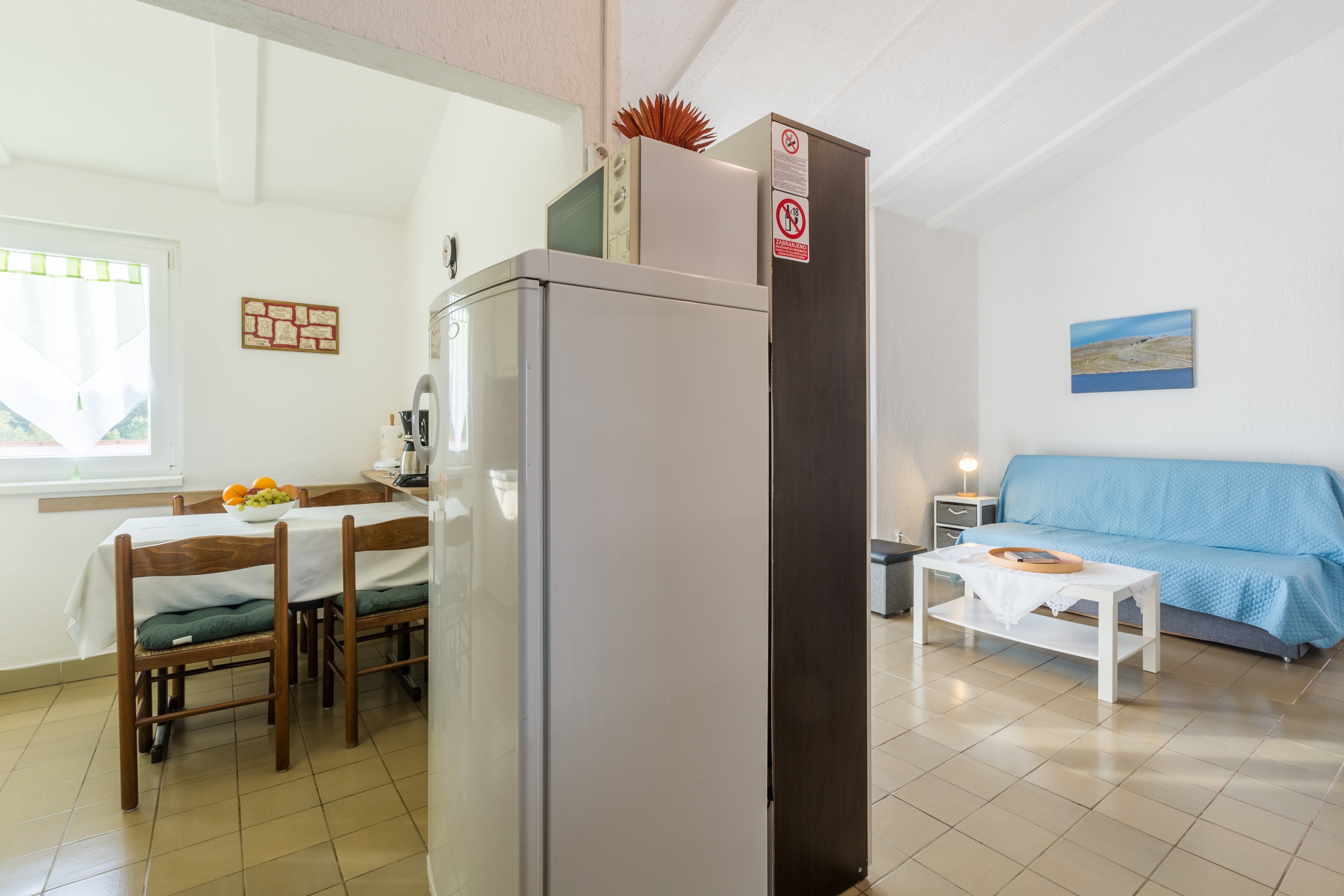One bedroom apartment with terrace and sea view Karigador, Novigrad  A-a
