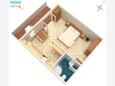Novigrad, Schema nell'alloggi del tipo studio-apartment, WiFi.