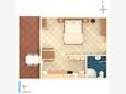Novigrad, Schema nell'alloggi del tipo studio-apartment, WiFi.