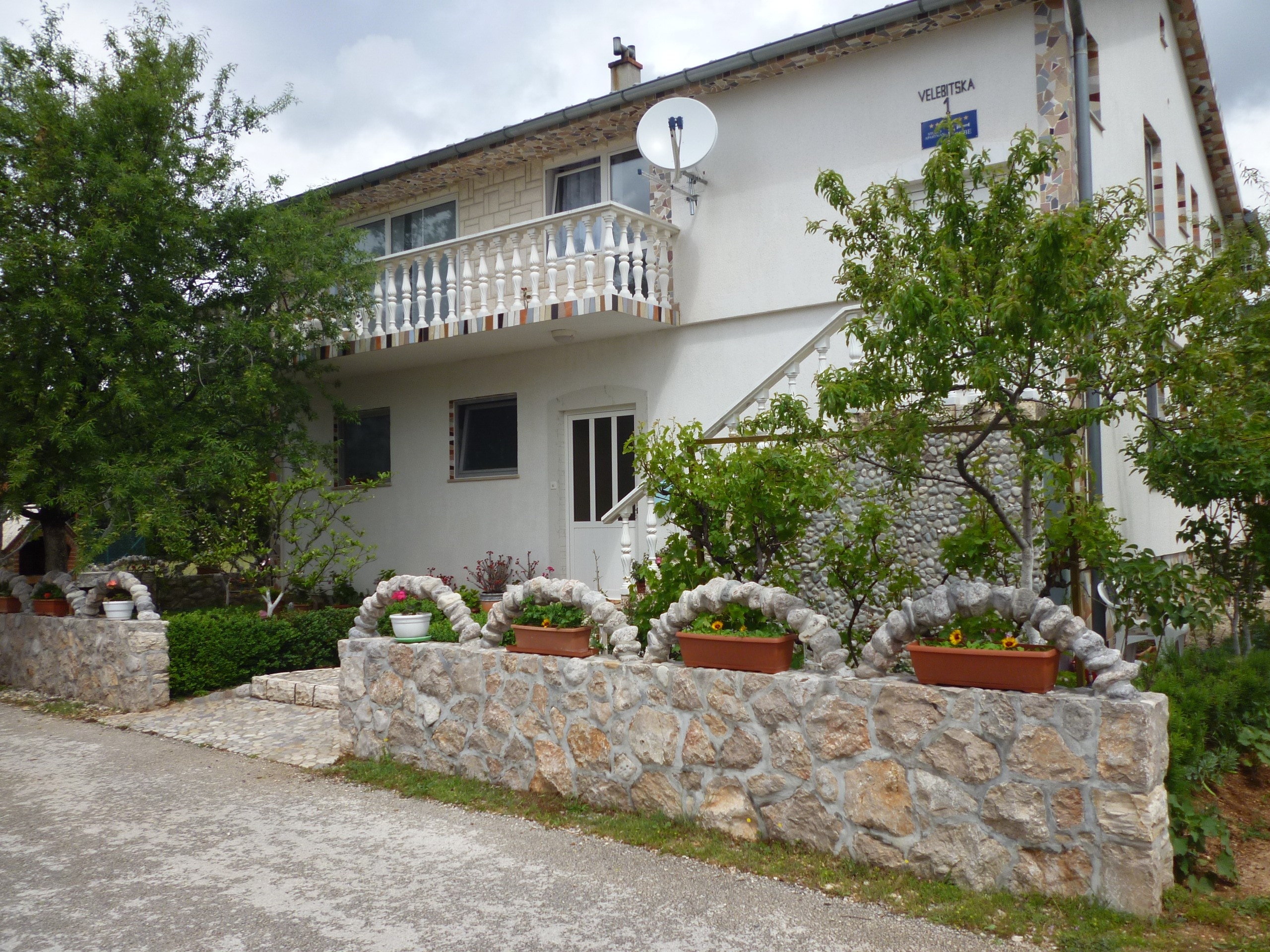 Studio flat with balcony Seline, Paklenica (AS-25366-c)