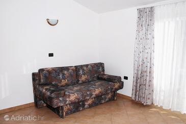 Living room Novigrad, Living room in the apartment, dostupna klima i WIFI.