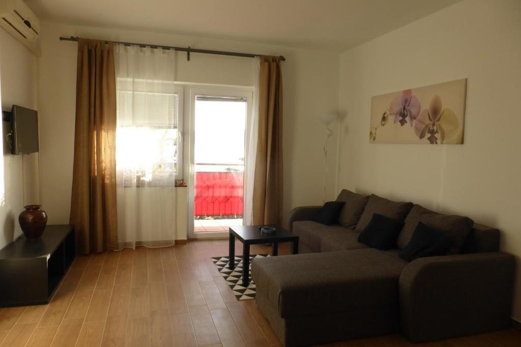 Two bedroom apartment with balcony and sea view Senj (A-25395-b)