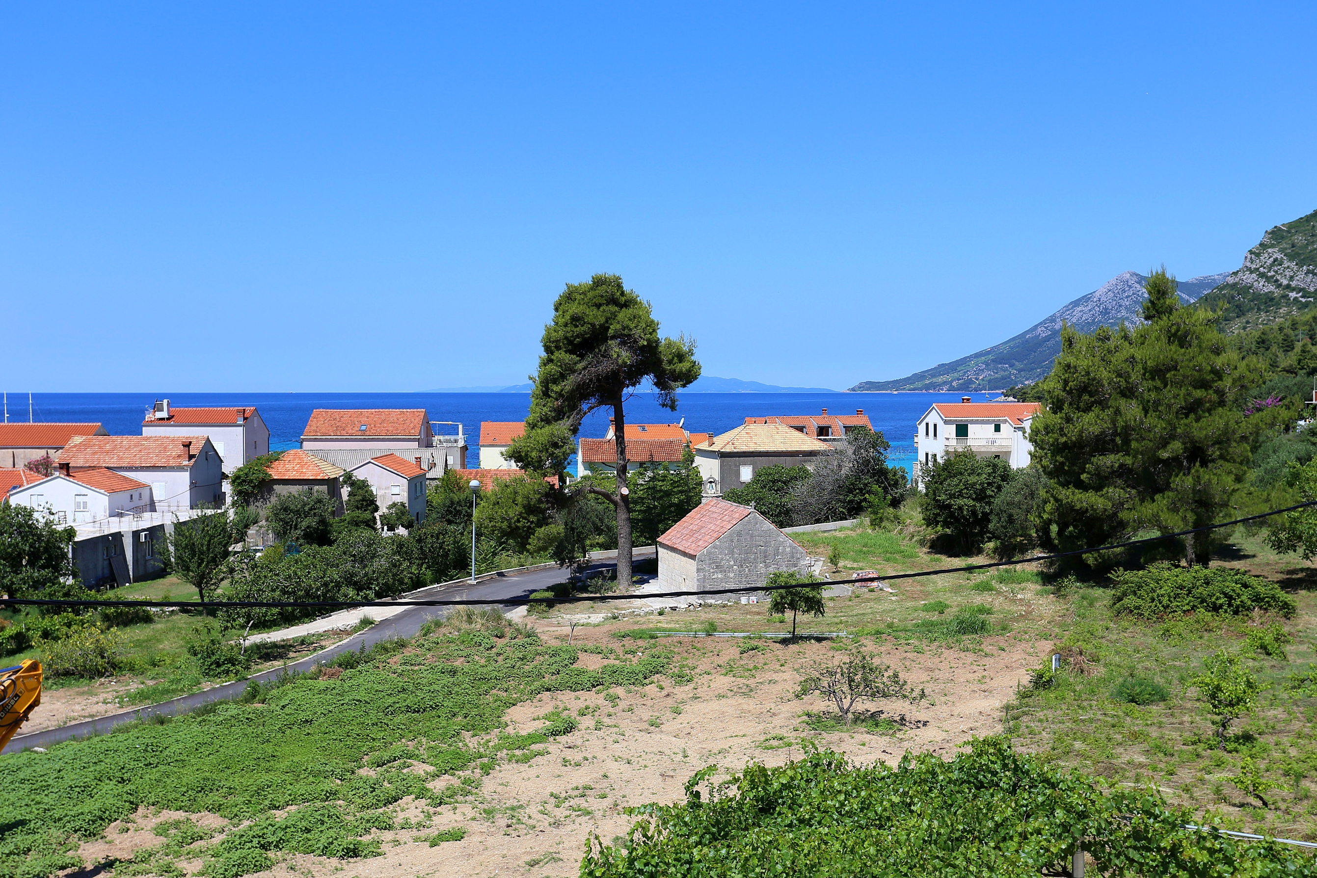 One bedroom apartment with terrace and sea view Žuljana, Pelješac  A-b