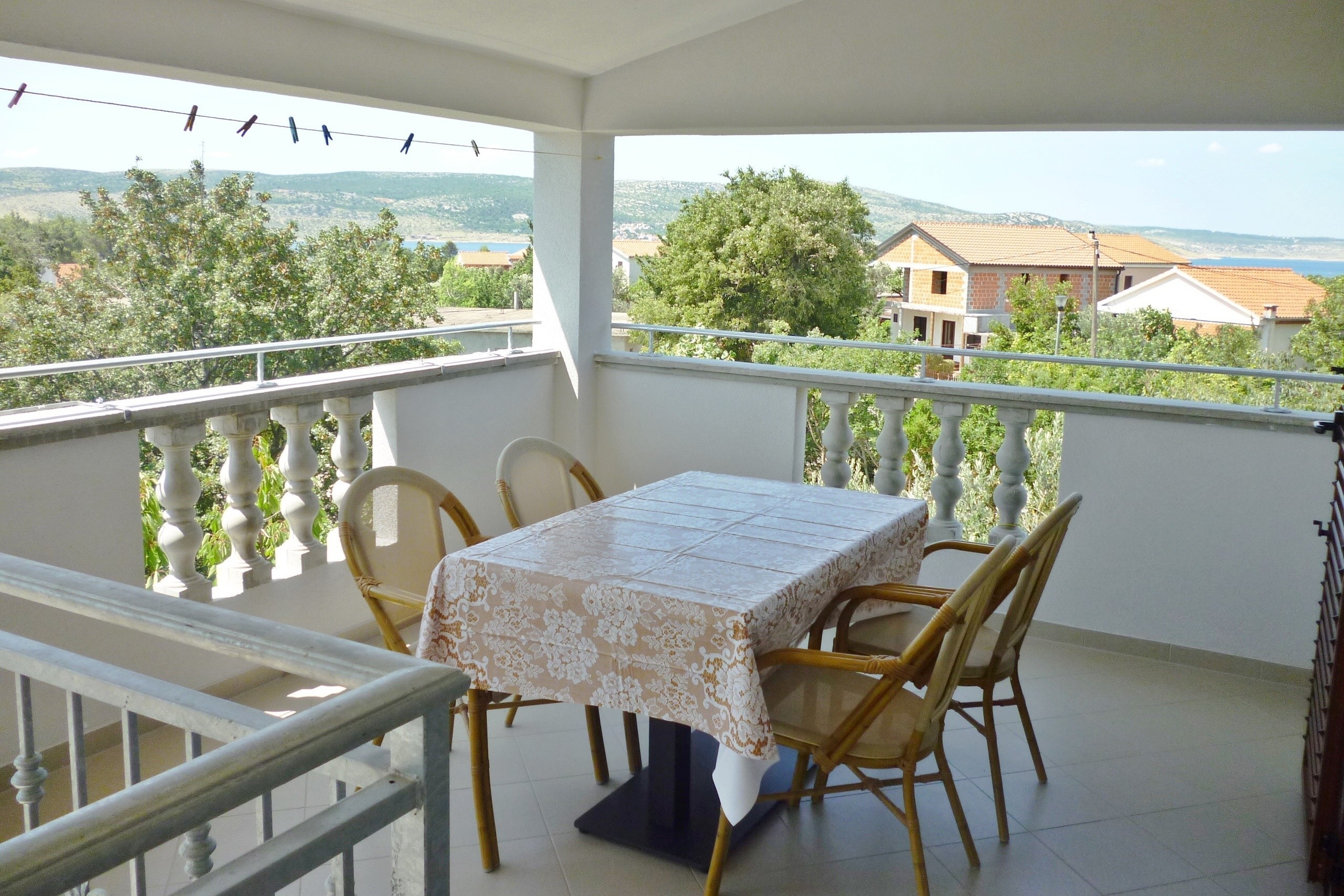 One bedroom apartment with terrace and sea view Seline, Paklenica (A-25430-a)