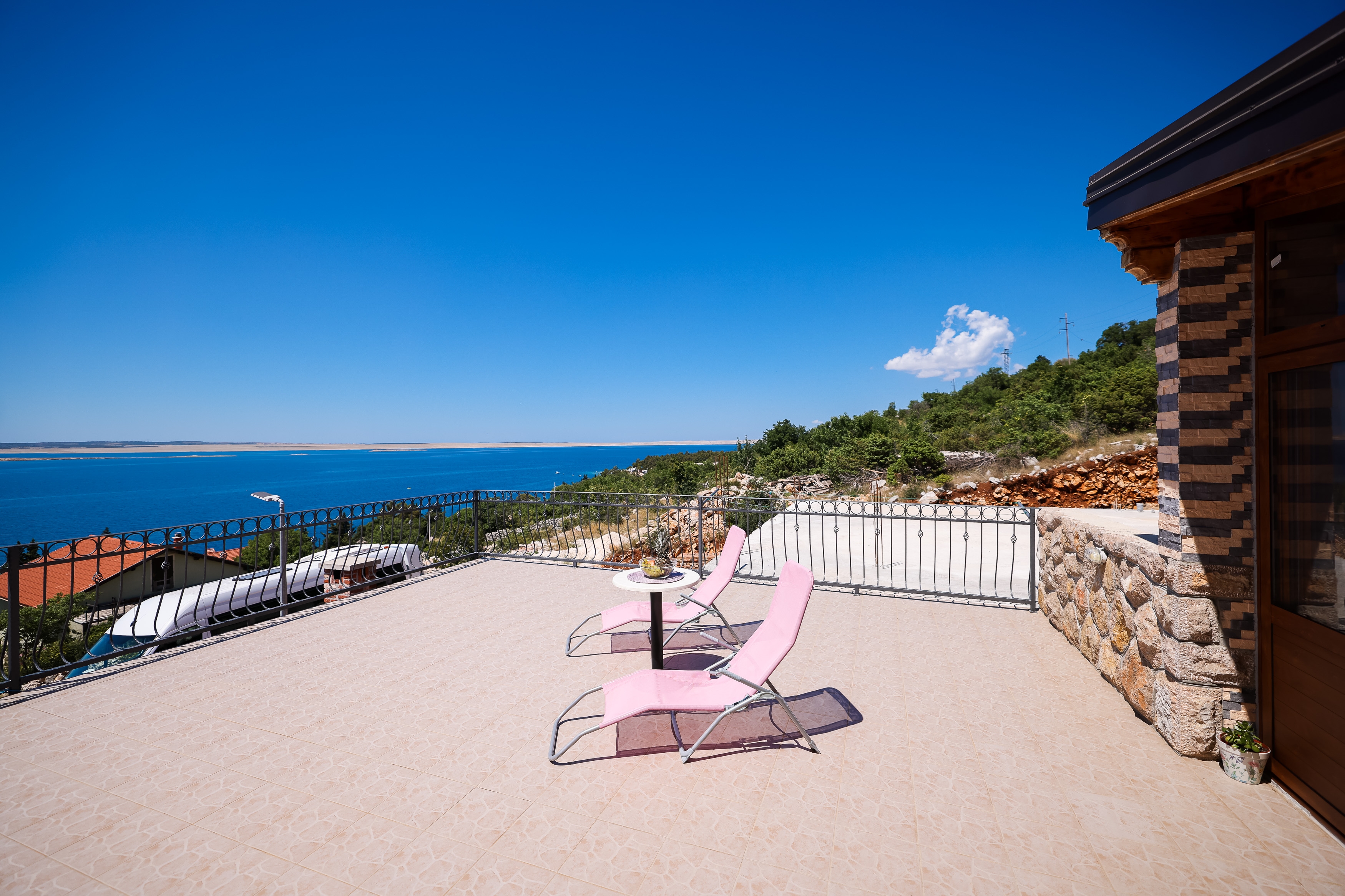 Three bedroom apartment with terrace and sea view Kozjača, Paklenica (A-25456-a)