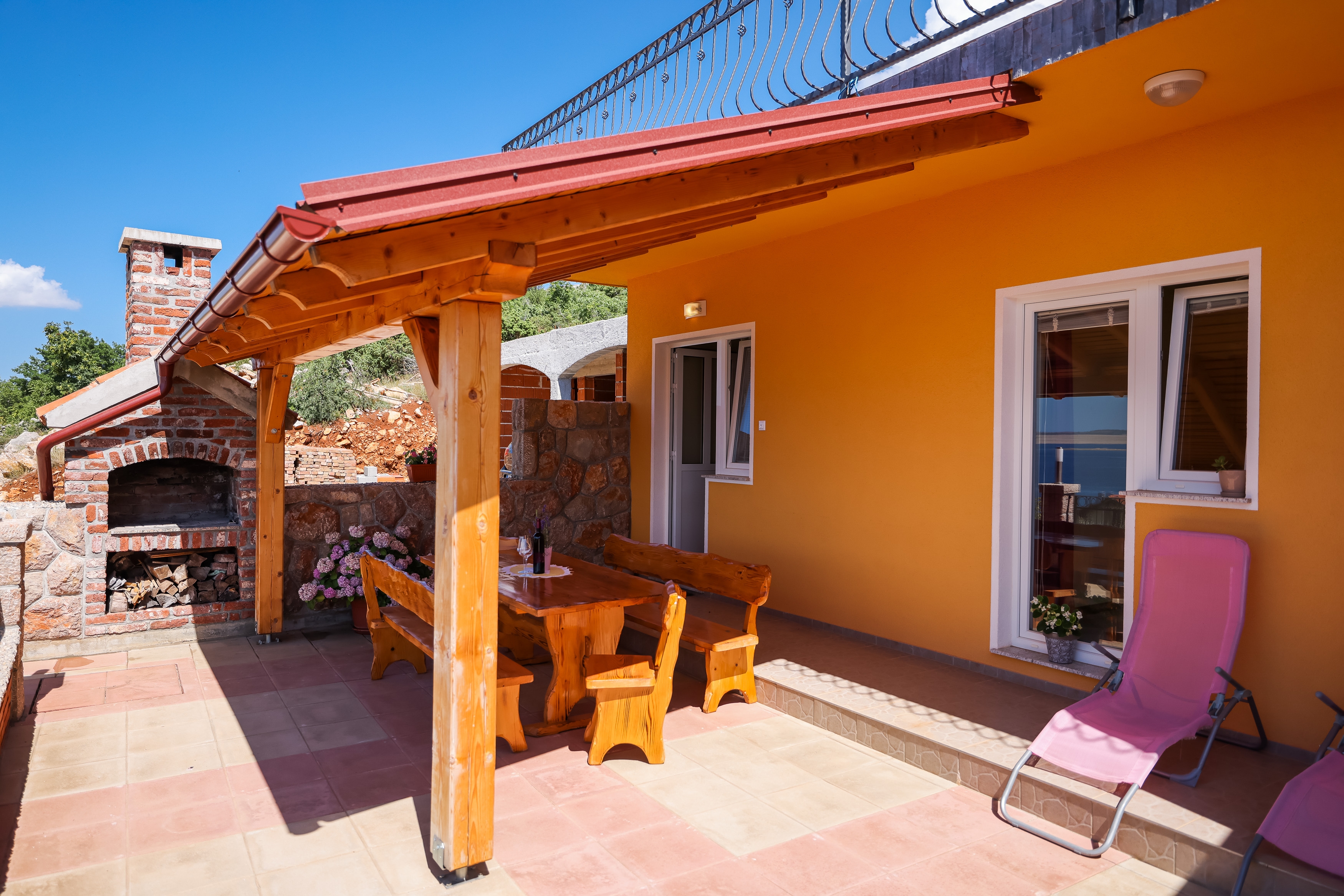 One bedroom apartment with terrace Kozjača, Paklenica (A-25456-c)