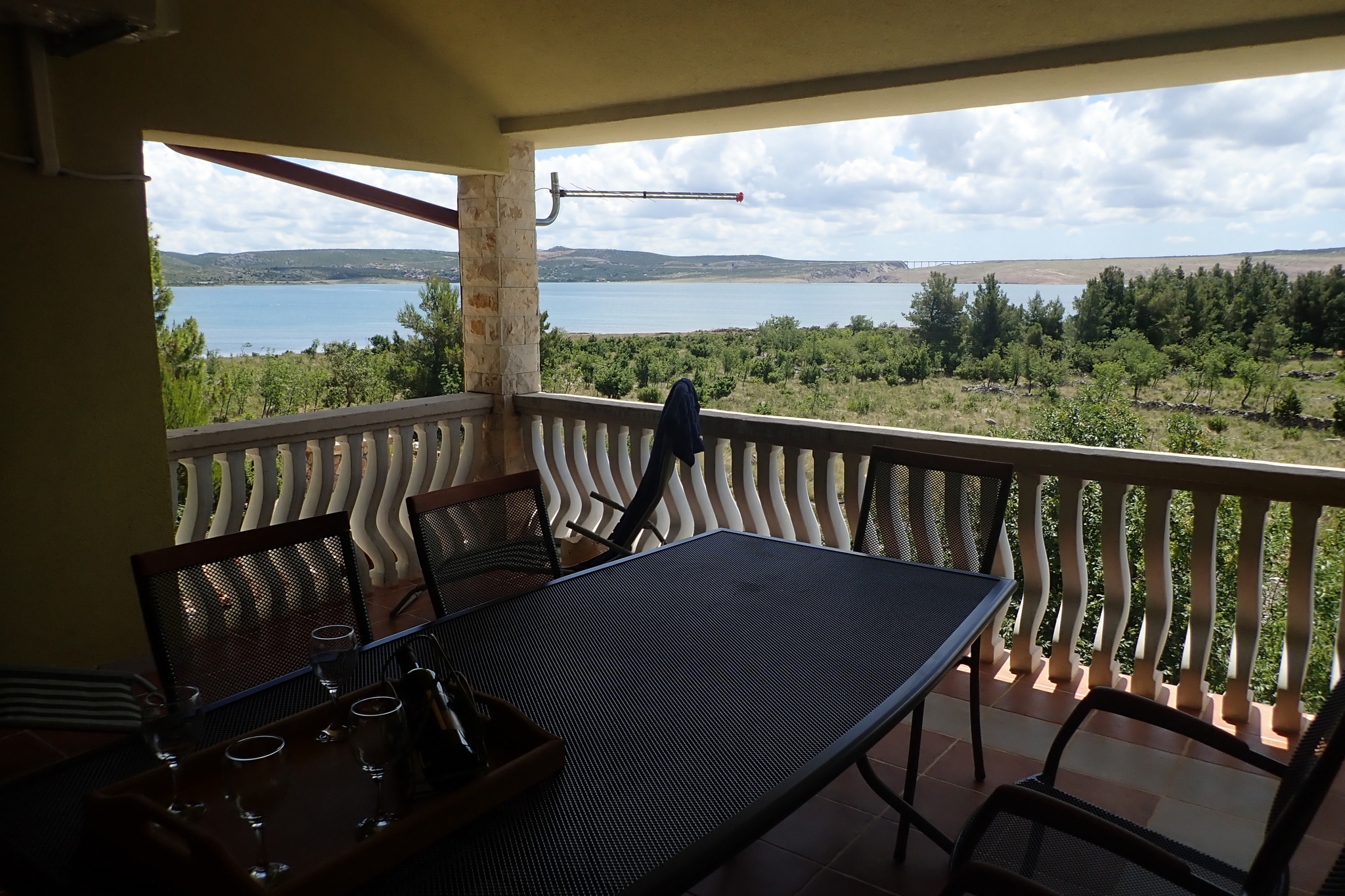 Two bedroom apartment with terrace and sea view Seline, Paklenica (A-25458-a)