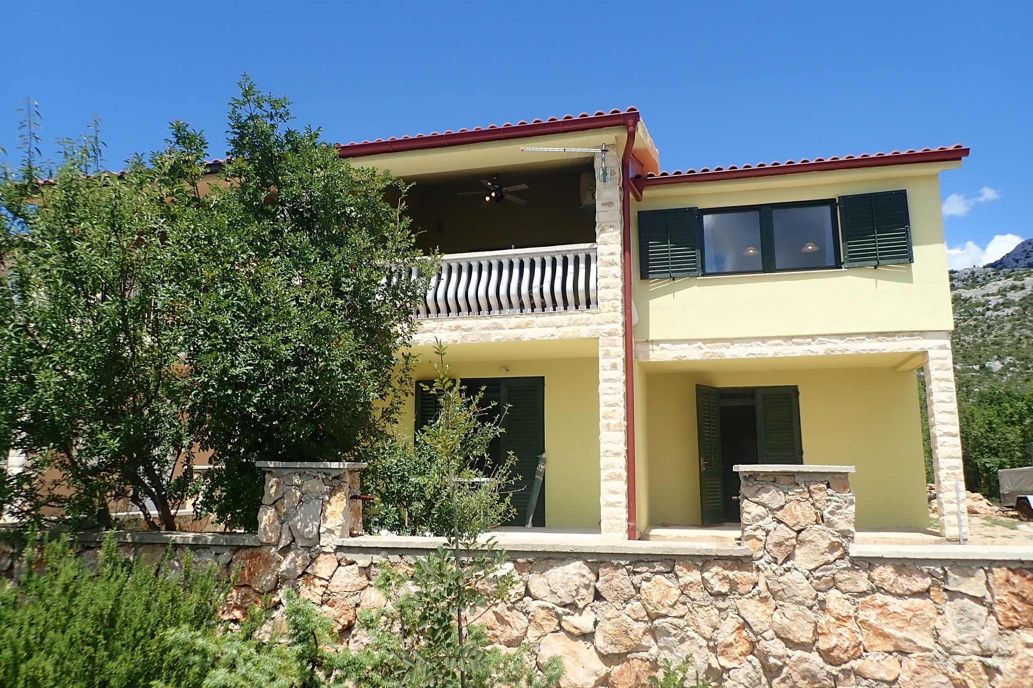 Two bedroom apartment with terrace and sea view Seline, Paklenica (A-25458-a)
