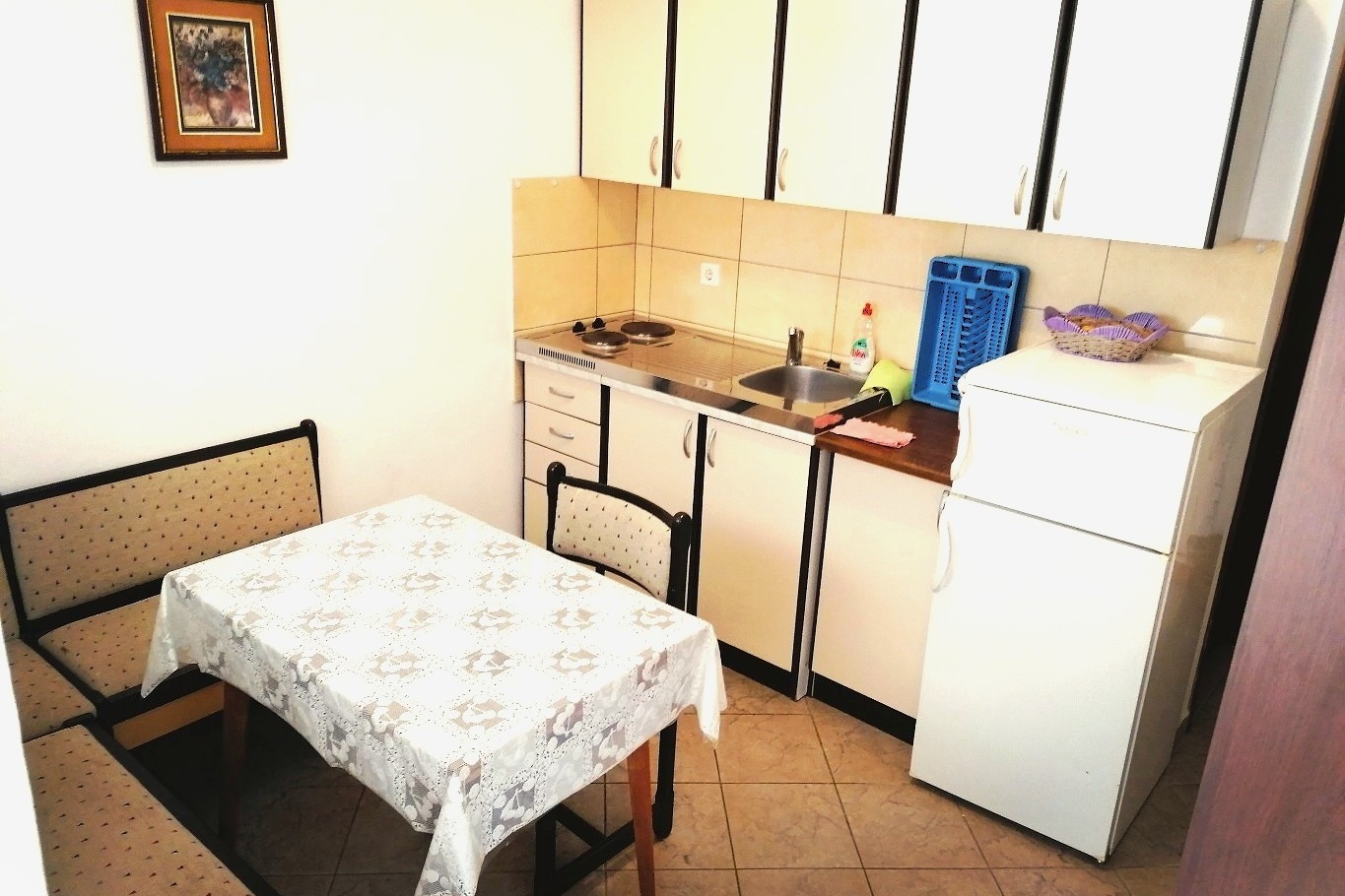 One bedroom apartment with terrace and sea view Pirovac, Šibenik (A-25497-c)